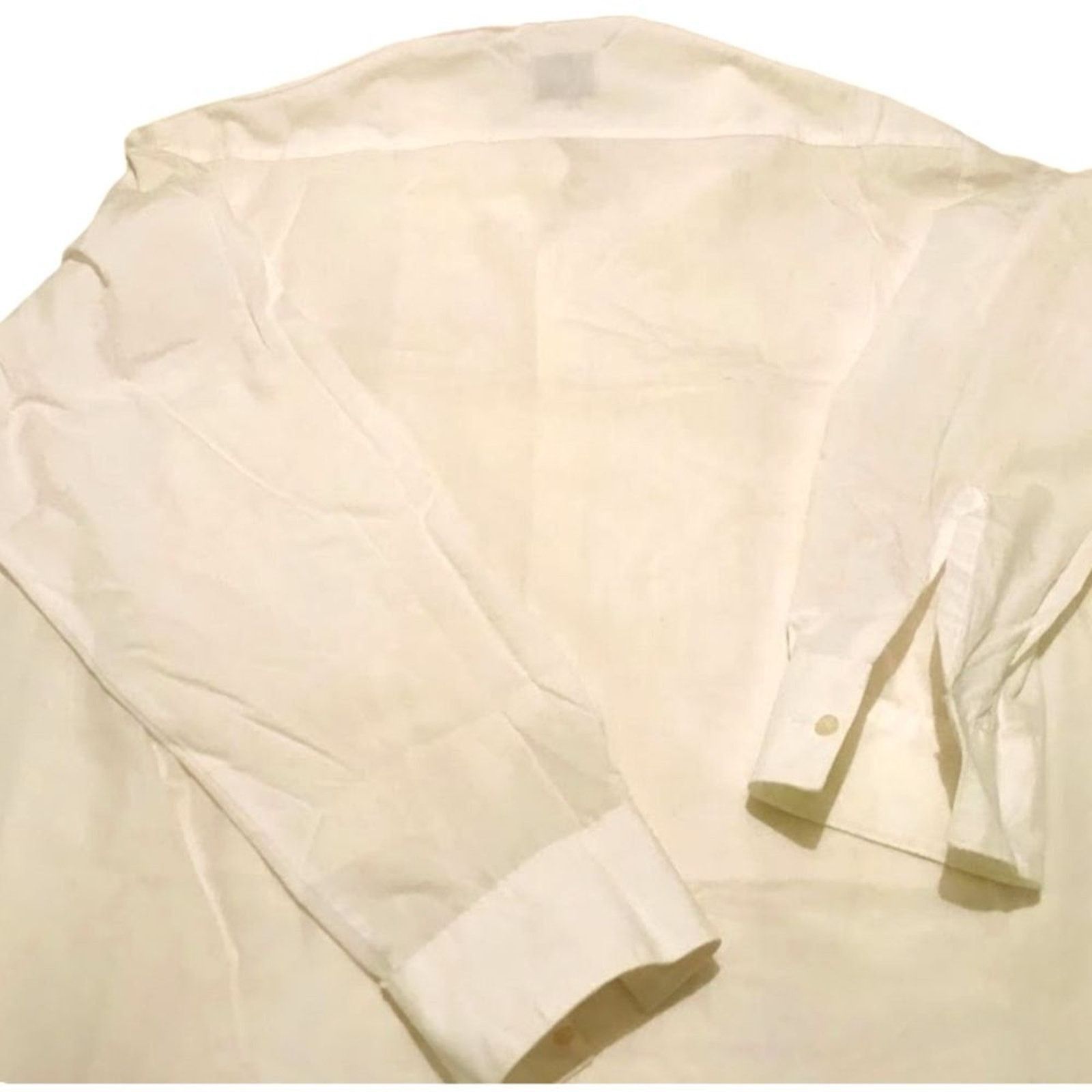 The Unbranded Brand Vintage Lum Fashions Men`s Shirt White Cotton Button Down L Size US L / EU 52-54 / 3 - 3 Thumbnail