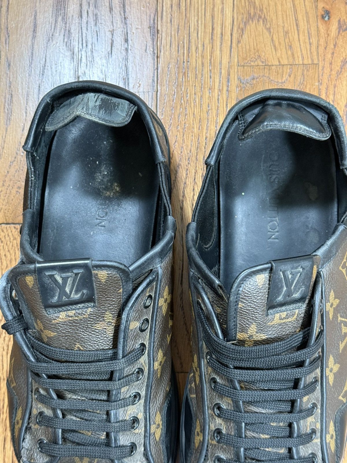 Louis Vuitton Louis Vuitton Calfskin Monogram Slalom Sneakers Leather Size US 9.5 / EU 42-43 - 13 Thumbnail