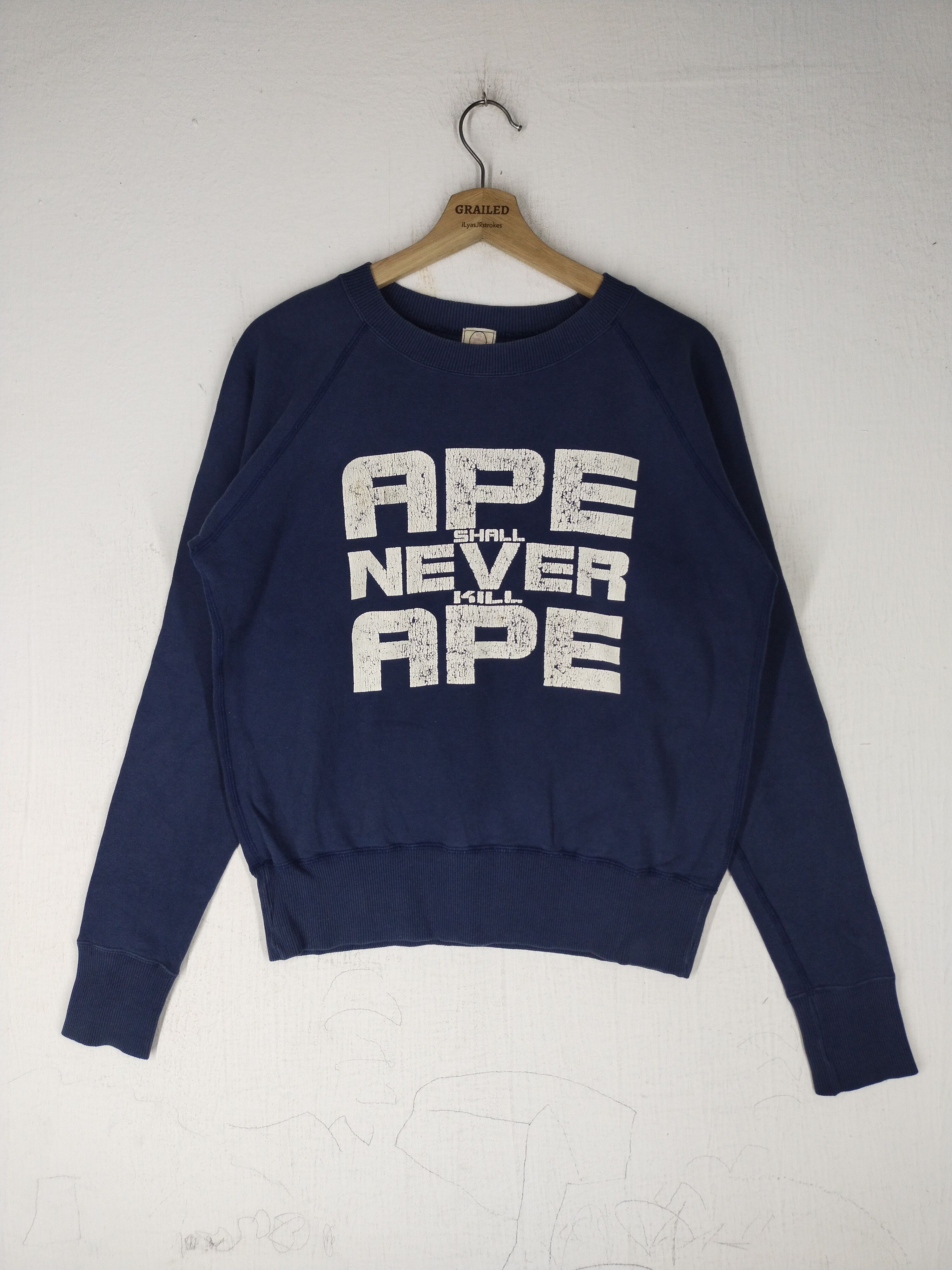 Bape Vintage A Bathing Ape Sweatshirt Size US M / EU 48-50 / 2 - 1 Thumbnail