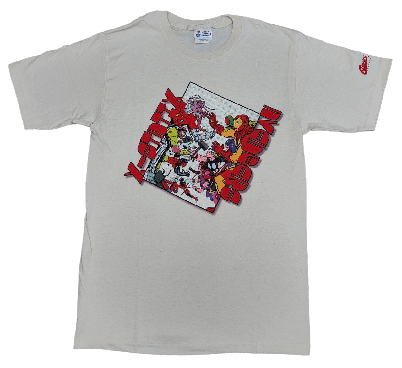 image of Marvel Comics x Movie Vintage Marvel T in Cream, Men's (Size Small)