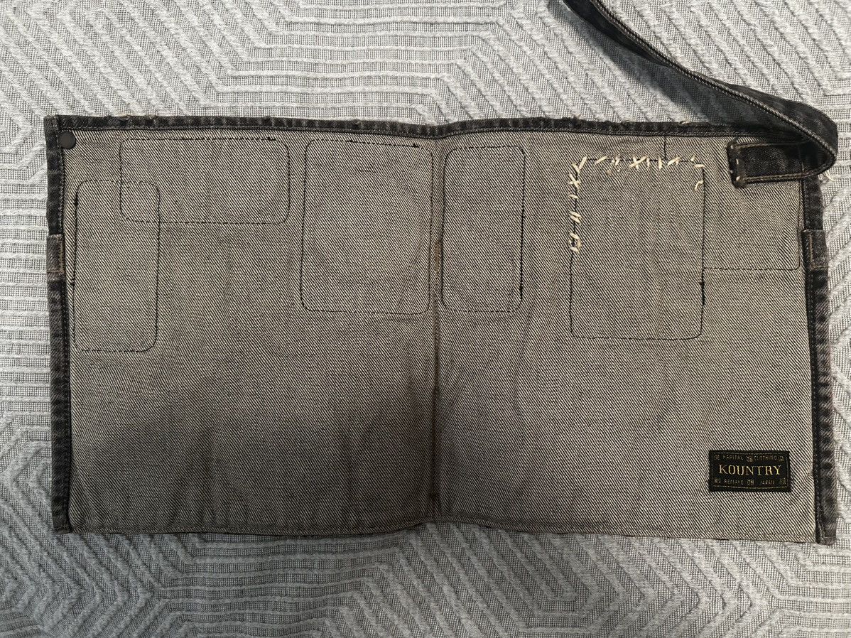 Kapital Kountry Kapital 14Oz Black Denim 2Way ad Apron Size ONE SIZE - 3 Thumbnail