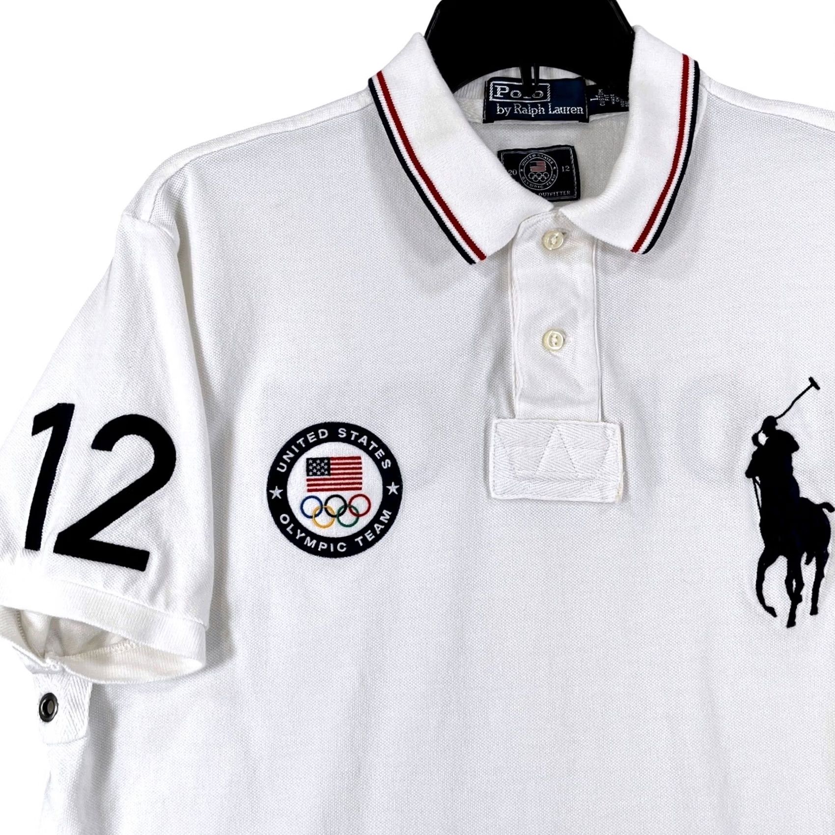Polo Ralph Lauren Polo Ralph Lauren Polo Mens L White Team USA