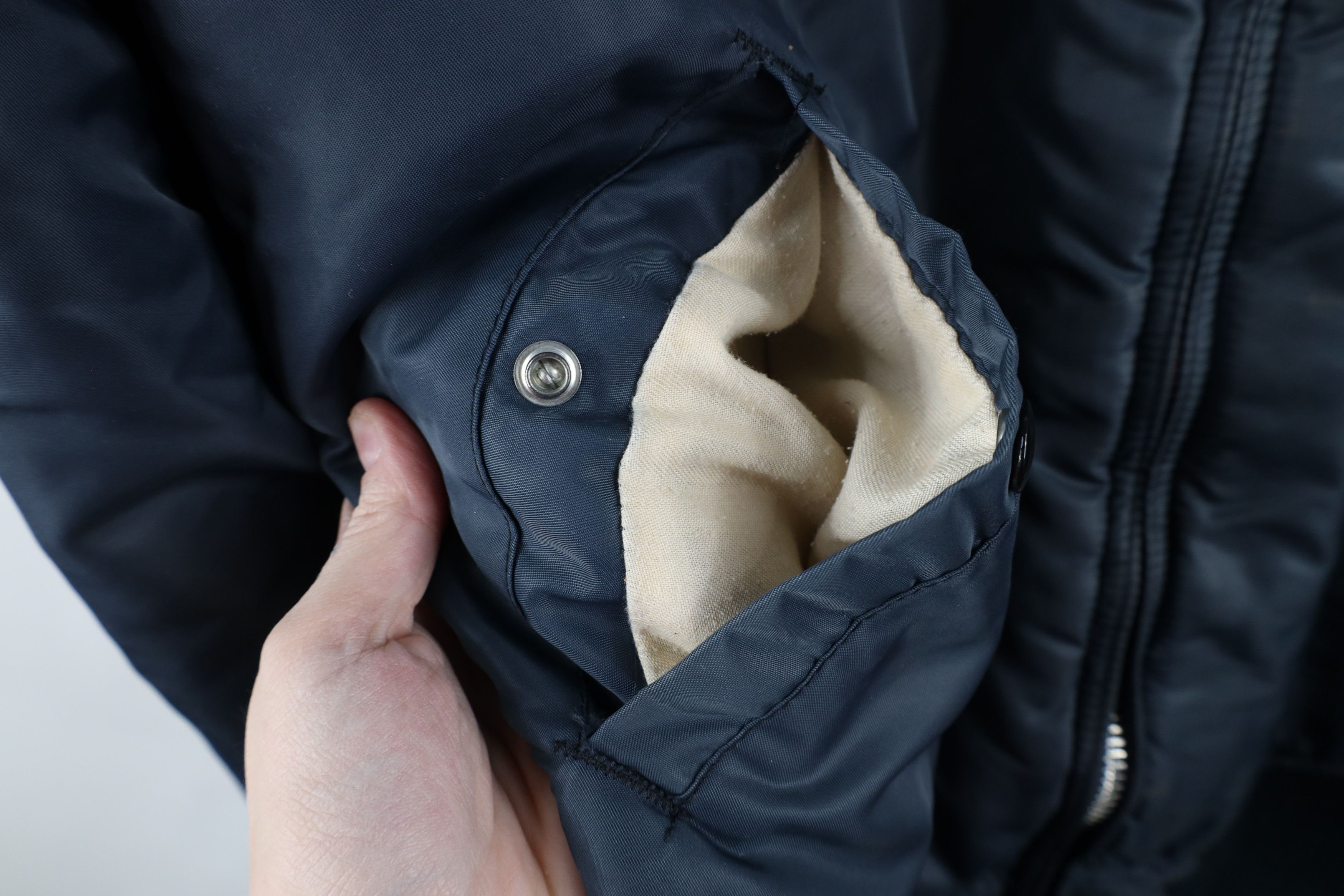 Dickies × Vintage Vintage 70s 80s Dickies Fleece Lined Bomber Jacket USA Size US L / EU 52-54 / 3 - 7 Thumbnail