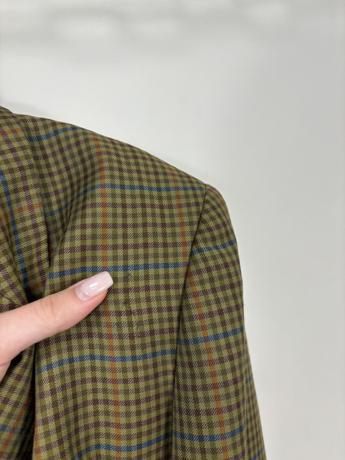 Ballantyne Vintage Davide Cenci X Ballantyne Check Wool Blazer Jacket Size 38R - 10 Thumbnail