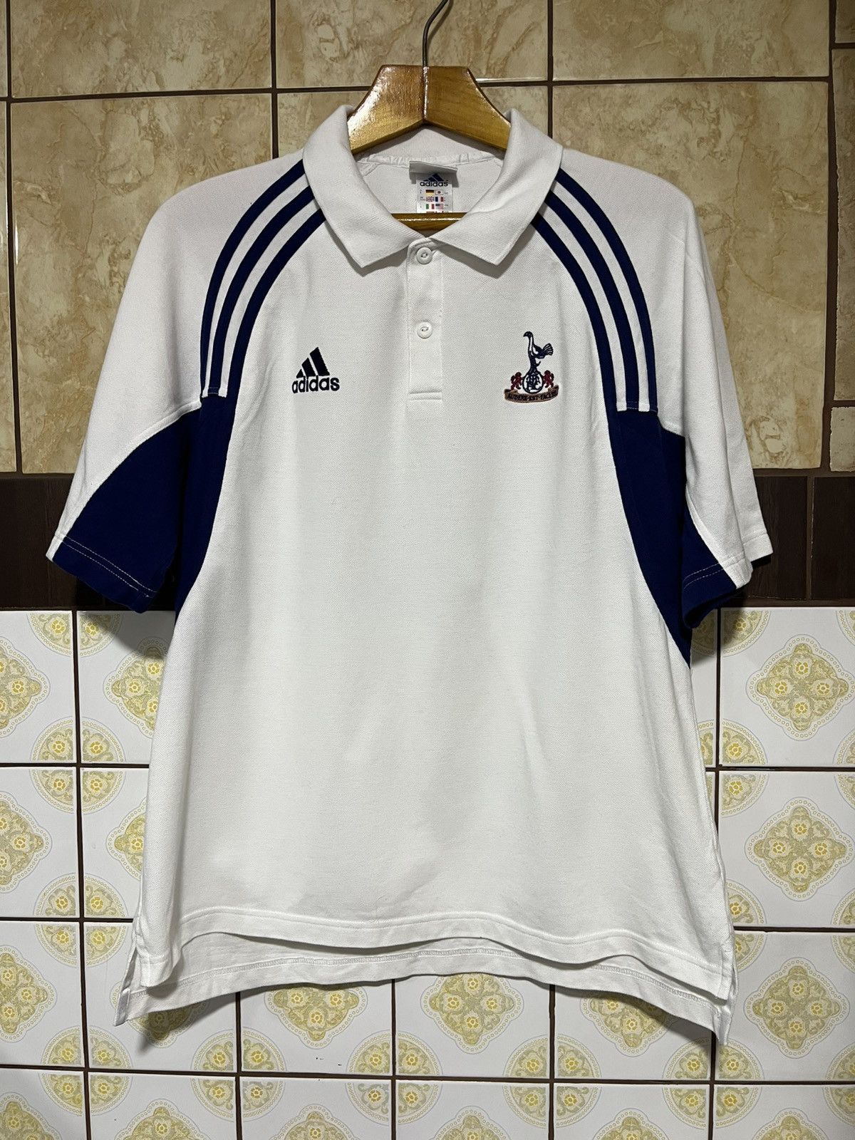 Adidas Adidas Tottenham Hotspurs vintage 00 polo Size US L / EU 52-54 / 3 - 1 Thumbnail