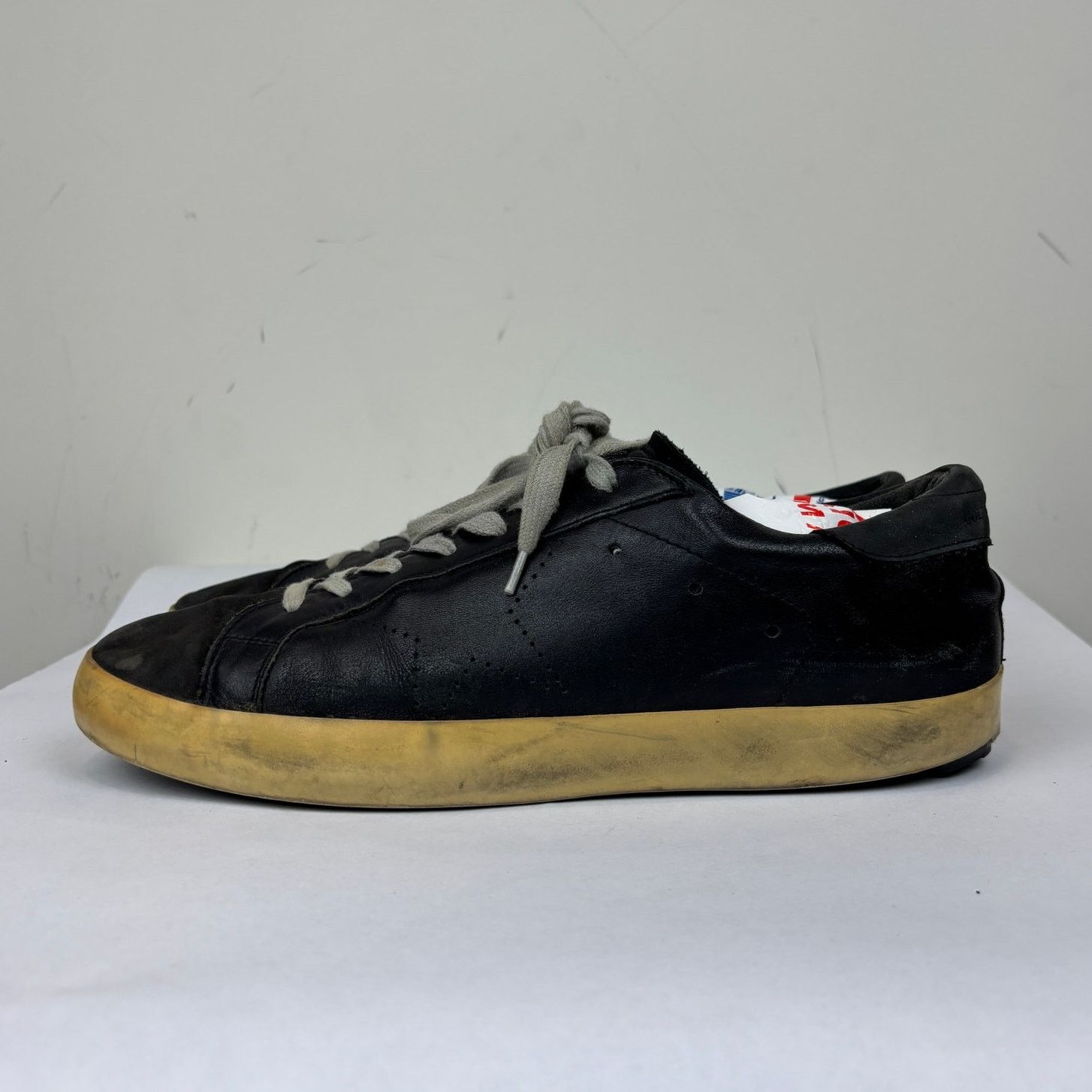 Golden Goose Golden Goose Superstar GGDB Black Leather Sneakers 42 US 9 Size US 9 / EU 42 - 5 Thumbnail