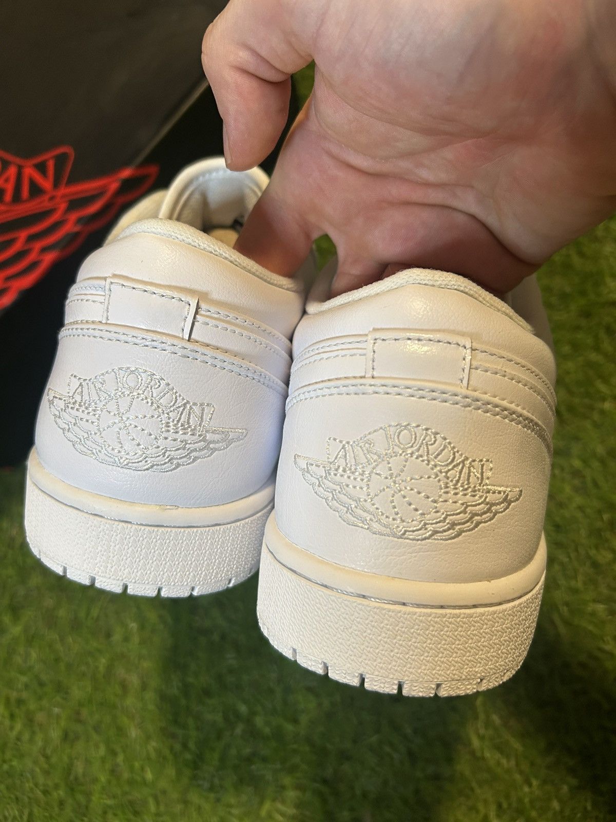 Jordan Brand DS Jordan 1 Low Triple White 2013 Size US 11 / EU 44 - 7 Thumbnail