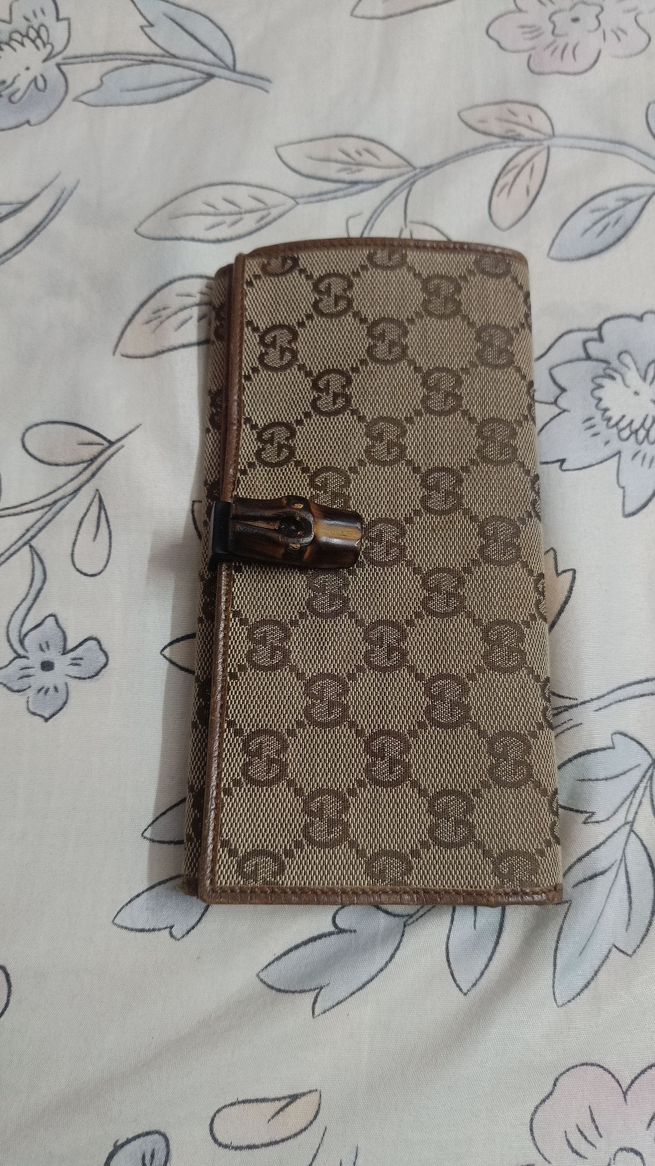 Gucci Gucci Monogram Bamboo Long Wallet Size ONE SIZE - 1 Thumbnail