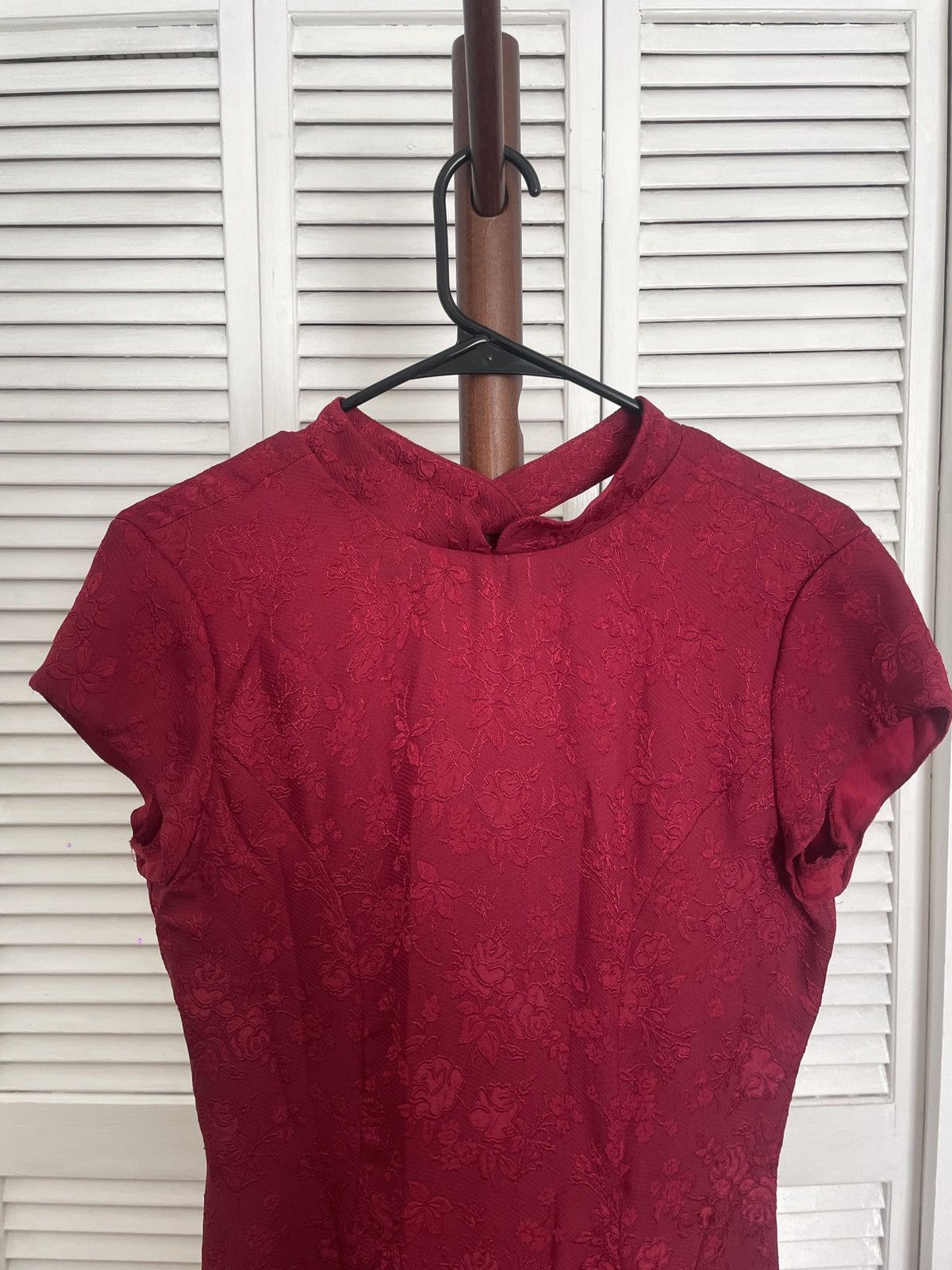 Vintage Red vintage dress from 1950s Size L / US 10 / IT 46 - 3 Thumbnail