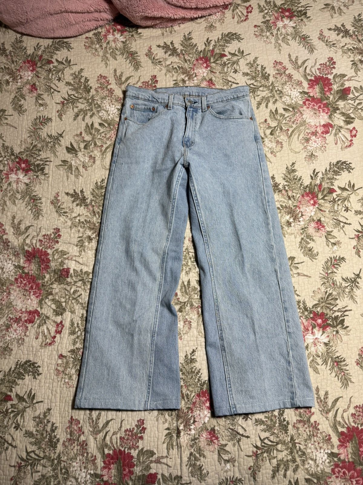 Levi's Levis 505 Light Wash Jeans Size US 32 / EU 48 - 1 Thumbnail