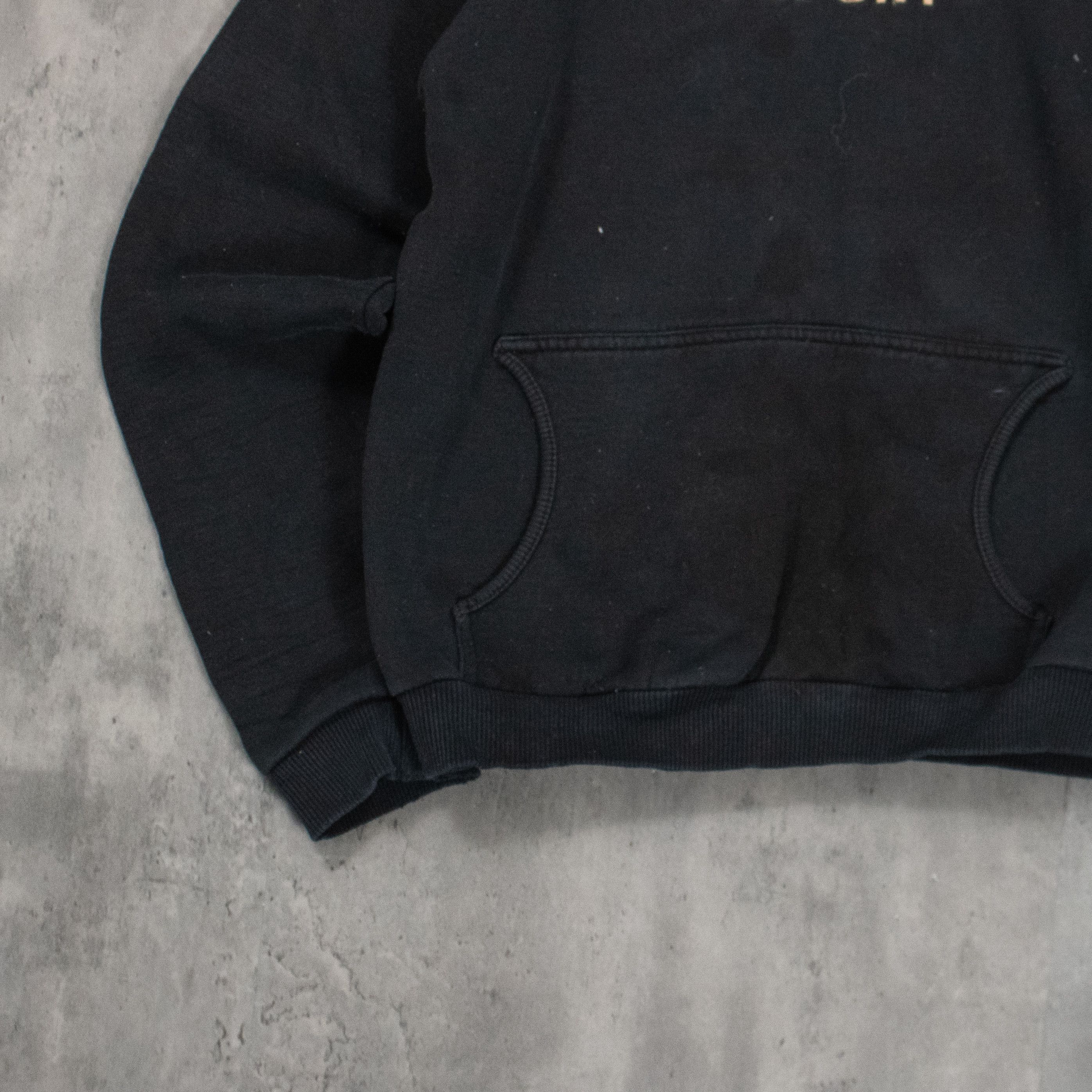 Japanese Brand Y2K 2000's 00's Floss Sports Paneled Black Hoodie Size US S / EU 44-46 / 1 - 4 Thumbnail