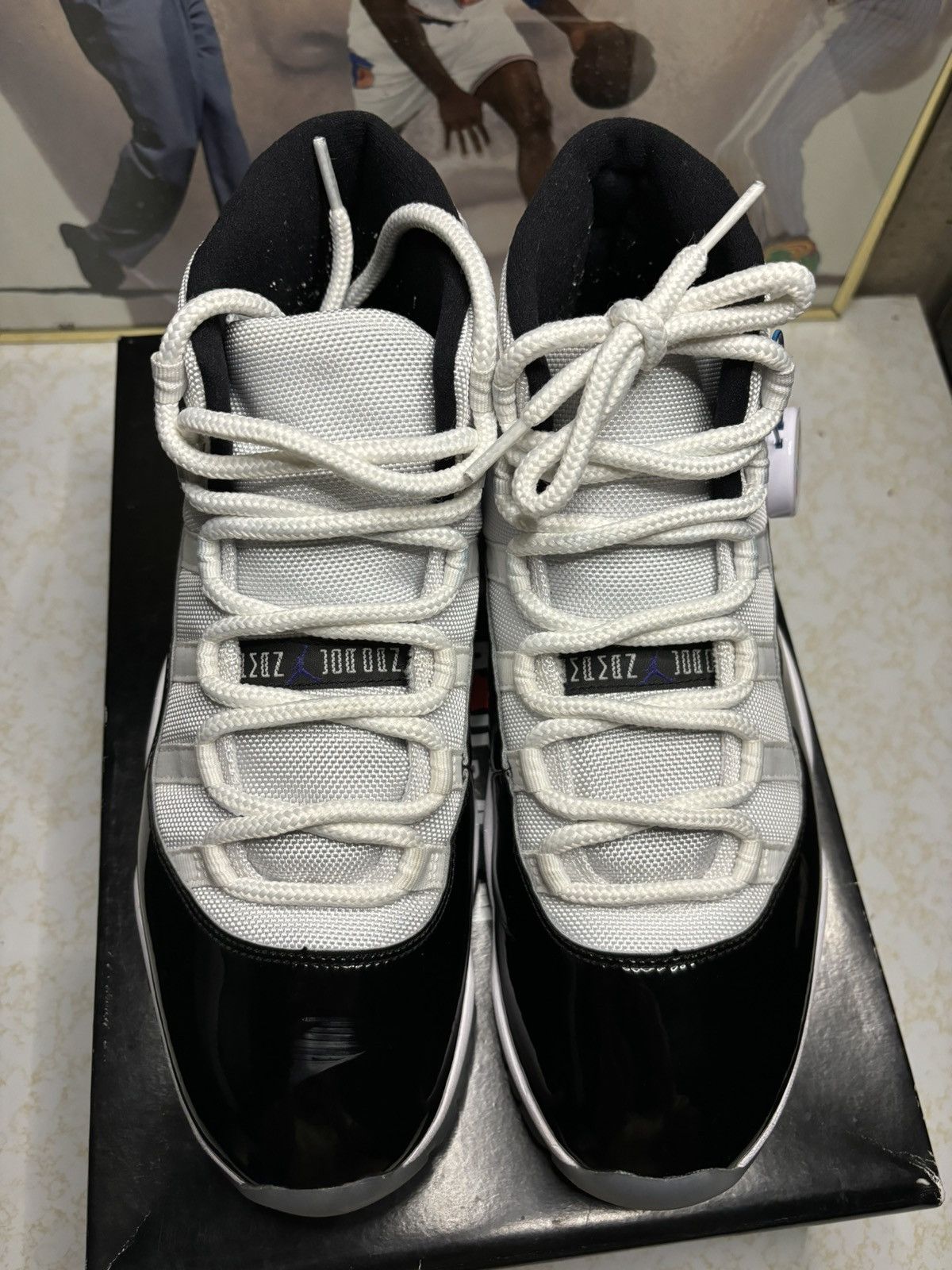 Jordan Brand Air Jordan 11 Retro 2018 Concord 2018 Size US 10.5 / EU 43-44 - 2 Thumbnail
