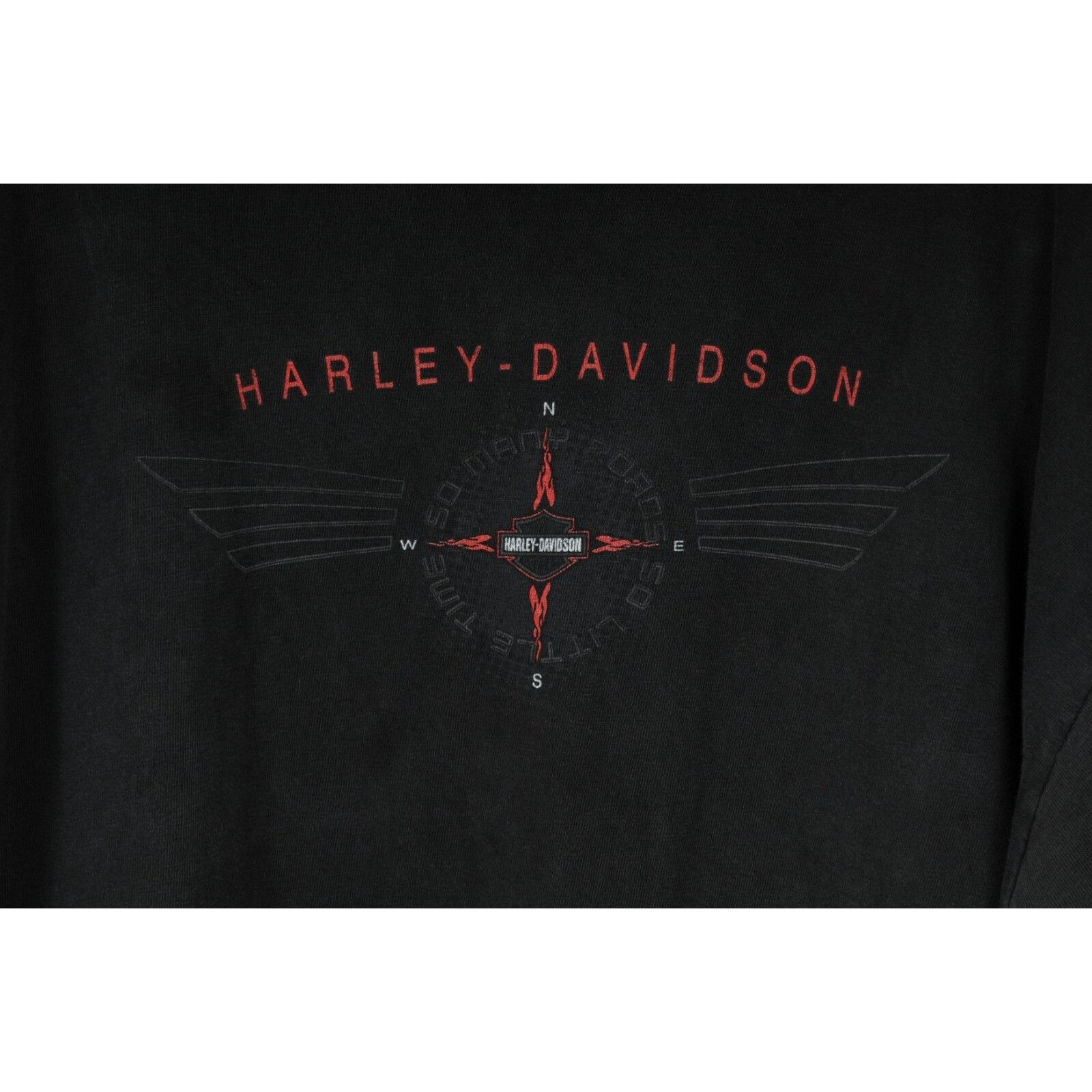 Harley Davidson Motown Michigan Vintage Sunfaded Faded T Shirt Size US XXL / EU 58 / 5 - 3 Thumbnail