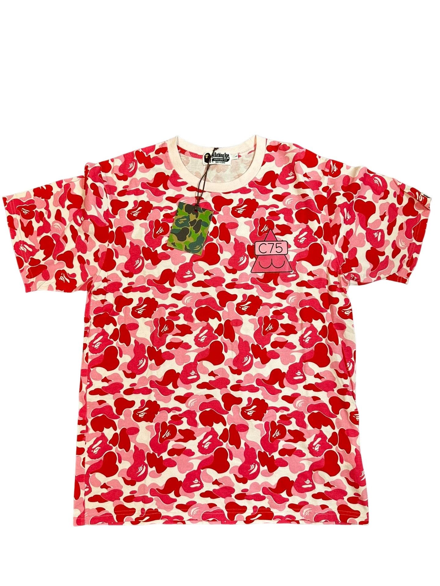 Bape BAPE ABC Camo C75 Short Sleeve T-Shirt Size L Size US L / EU 52-54 / 3 - 1 Thumbnail