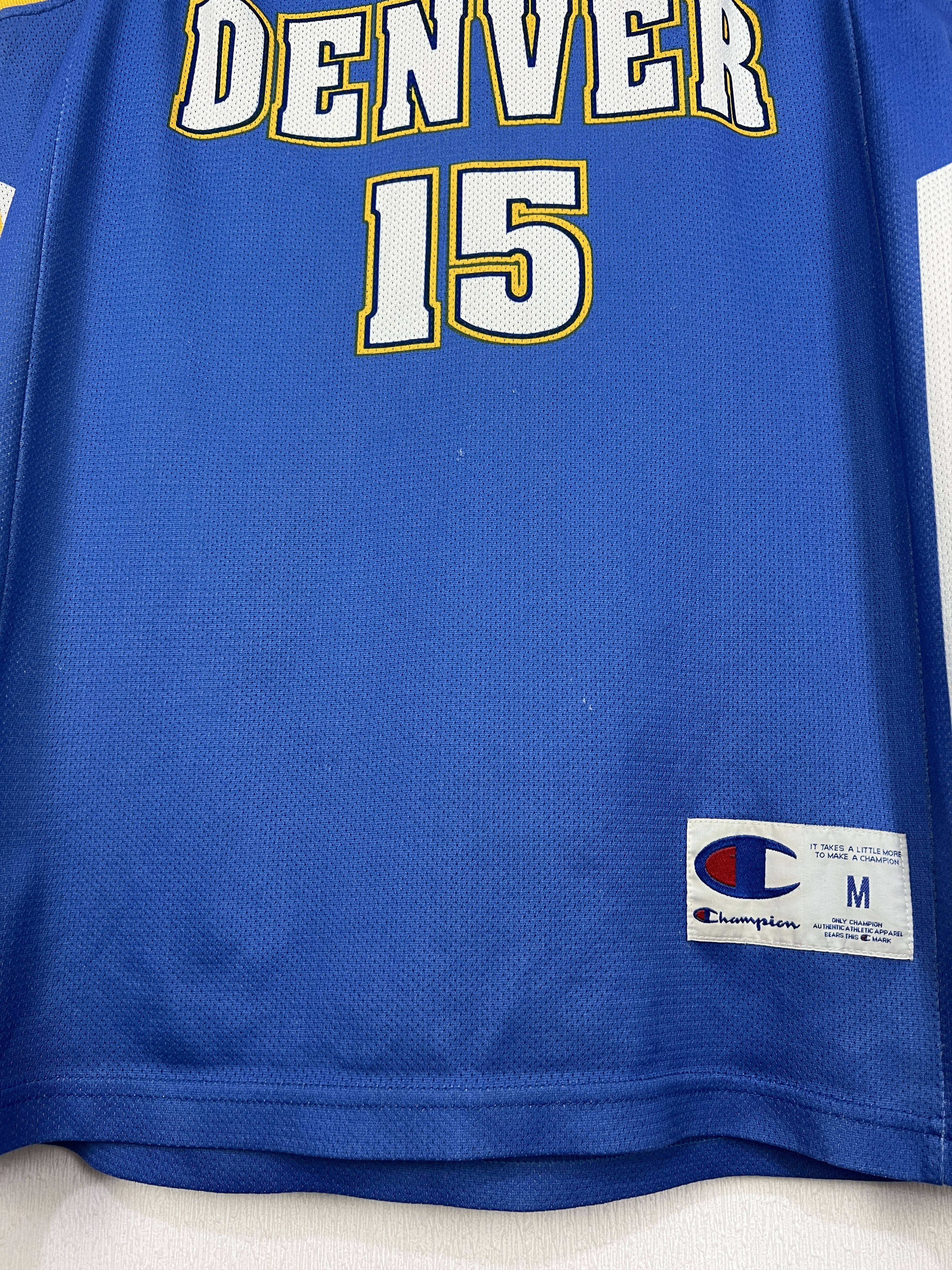 Champion Vintage 90's Champion Denver Nuggets #15 Anthony NBA Jersey Size US M / EU 48-50 / 2 - 6 Thumbnail