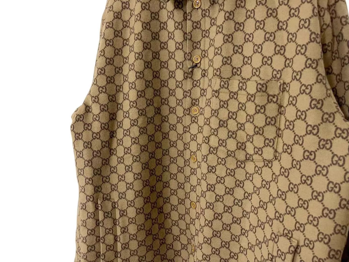 Gucci Gucci GG Supreme Monogram Wool Cotton Padded Coat 50 Size US M / EU 48-50 / 2 - 2 Thumbnail