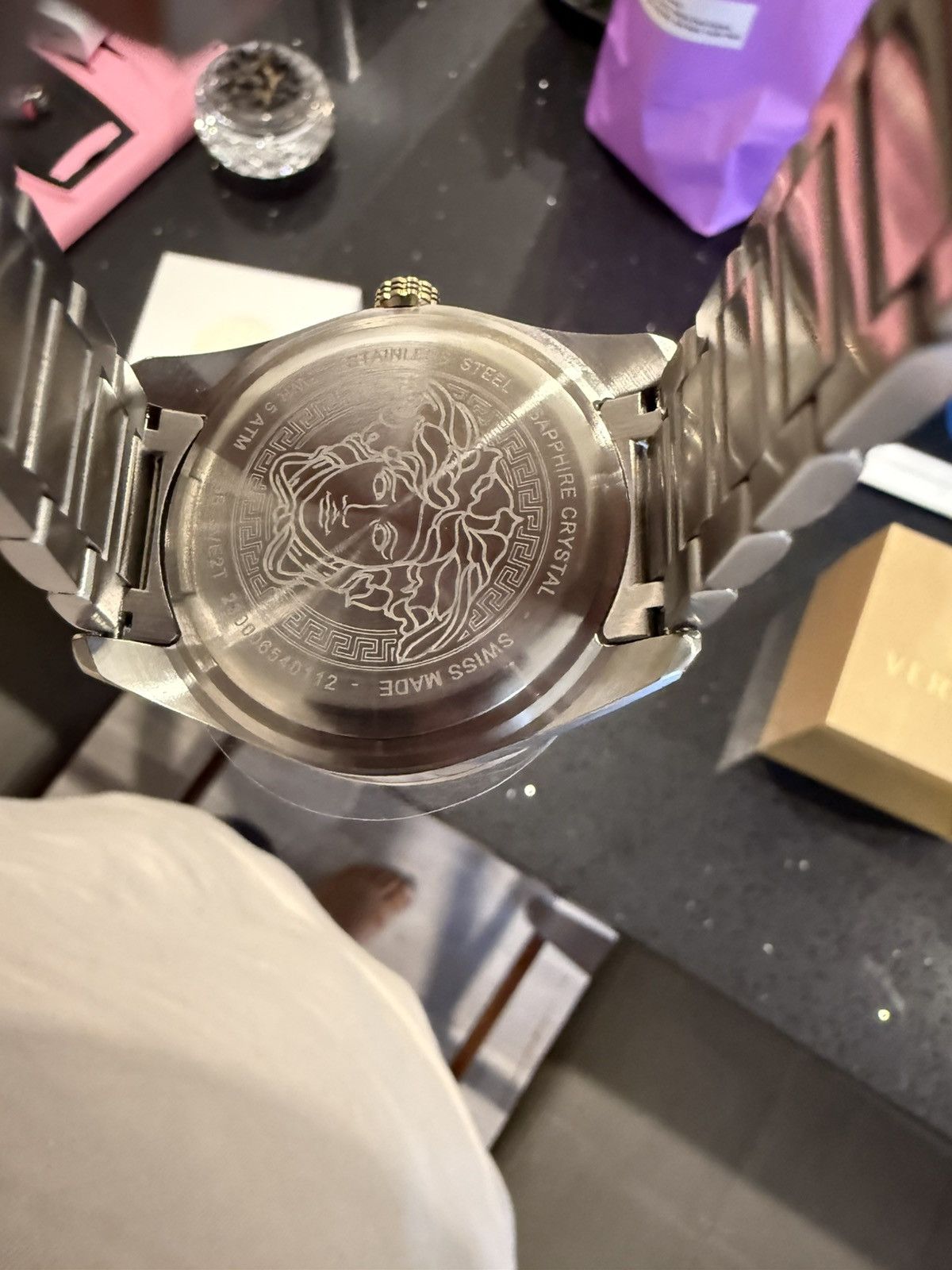 Versace Versace Greca Dome 42MM Bracelet Watch Size ONE SIZE - 7 Thumbnail