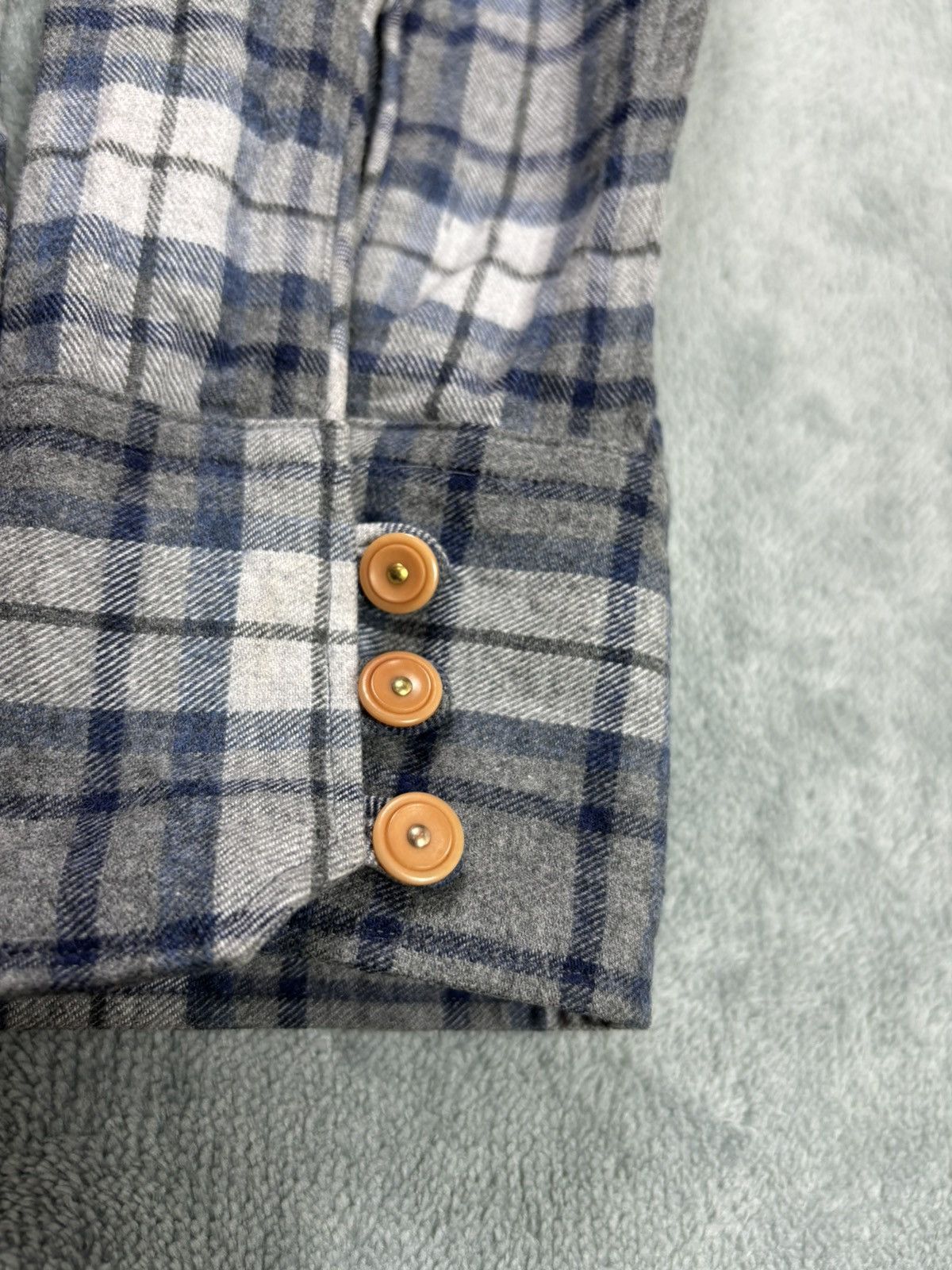 Japanese Brand × Kolor Kolor Stud Flanel Button Shirt Size US M / EU 48-50 / 2 - 5 Thumbnail
