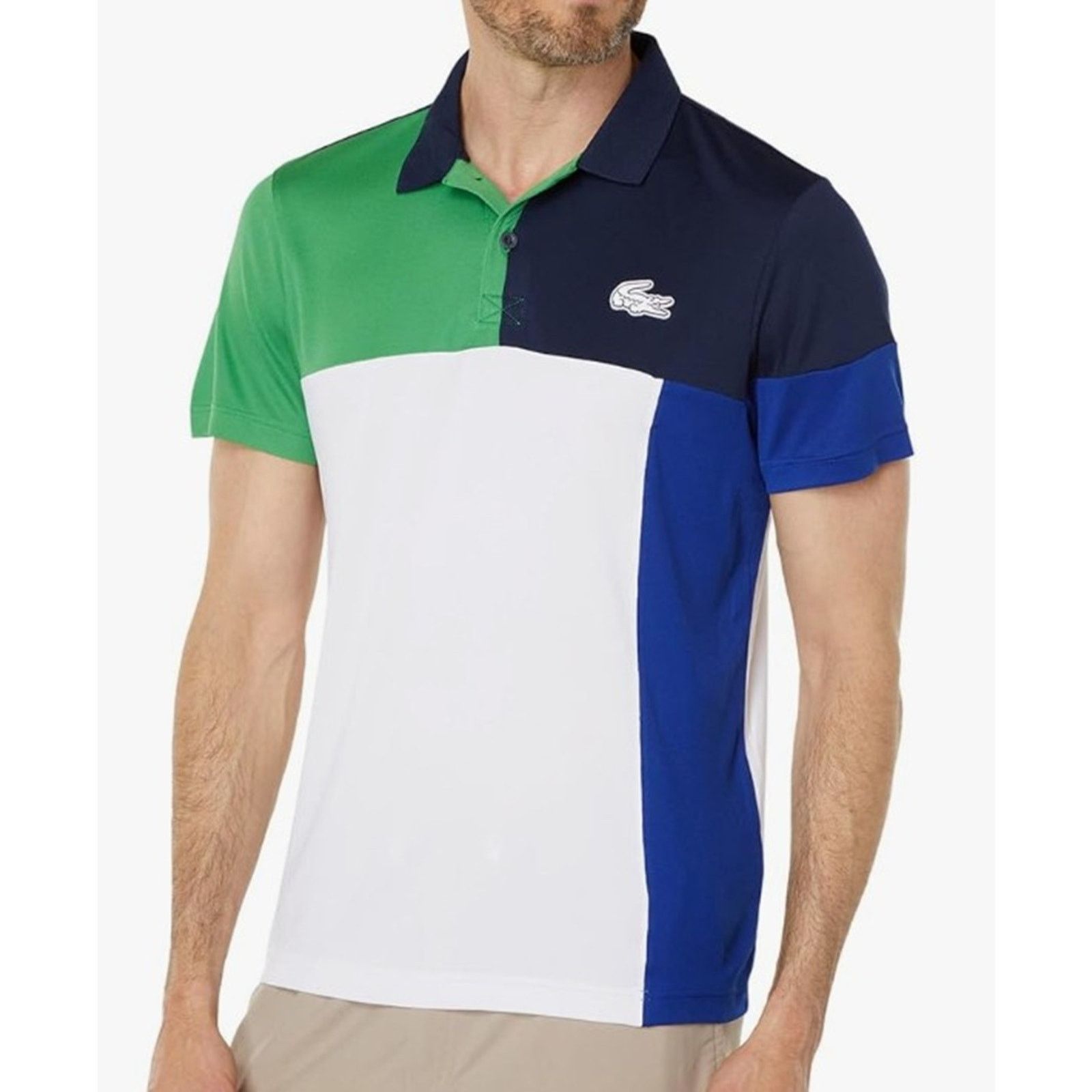 Lacoste Lacoste Men's Sport Breathable Colorblock Ultra Dry Polo L Size US L / EU 52-54 / 3 - 1 Thumbnail
