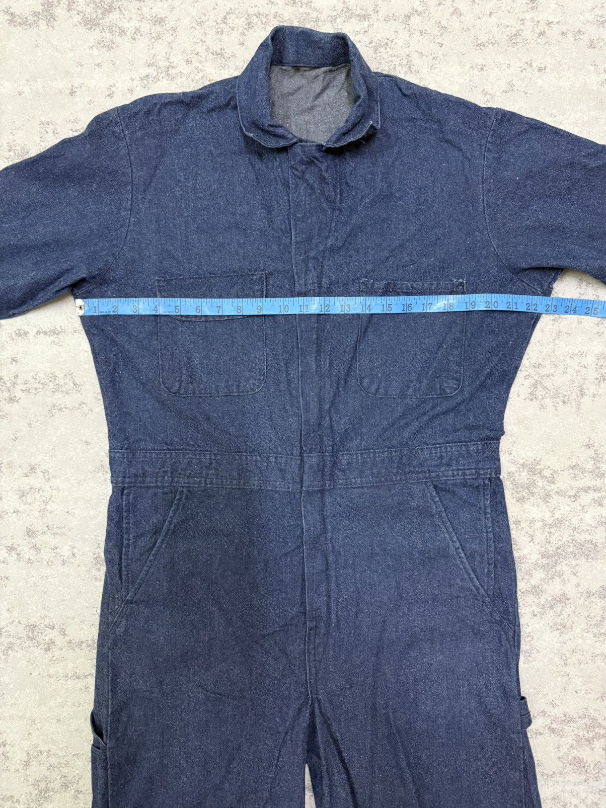 Vintage Unbranded Carpenter Denim Overall Size US 36 / EU 52 - 14 Thumbnail