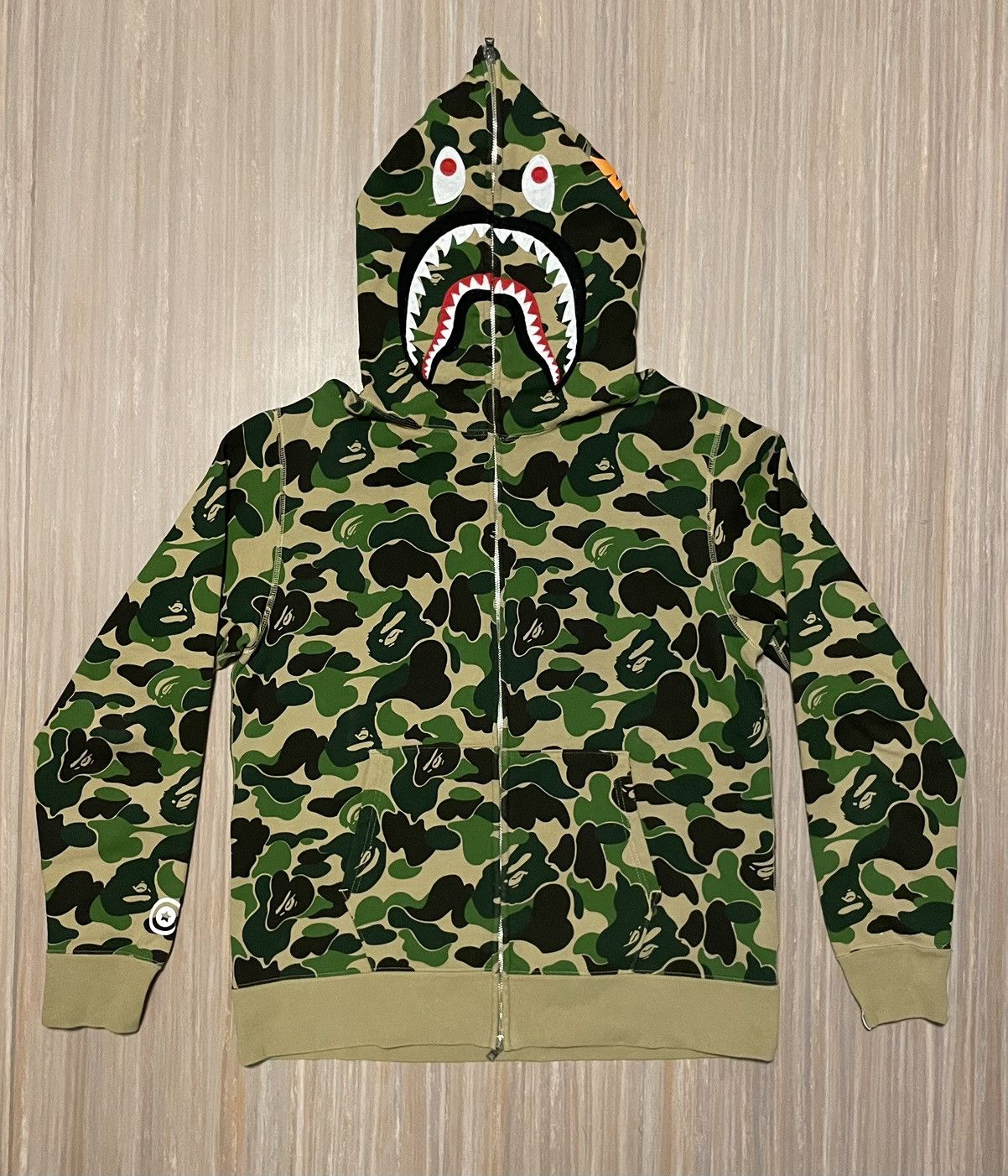 Bape ABC Camo Shark Full Zip Hoodie Size US XL / EU 56 / 4 - 1 Thumbnail