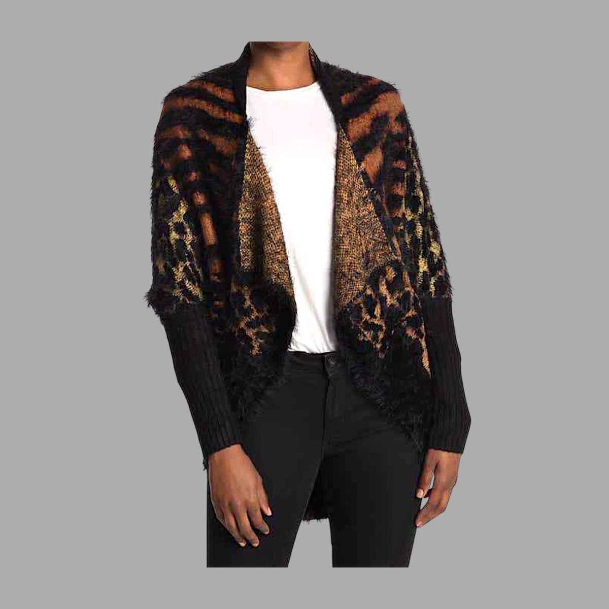 Other Max Sport LA $368 Women’s Animal Long Sleeve Cardigan Sz S/M Size S / US 4 / IT 40 - 14 Thumbnail