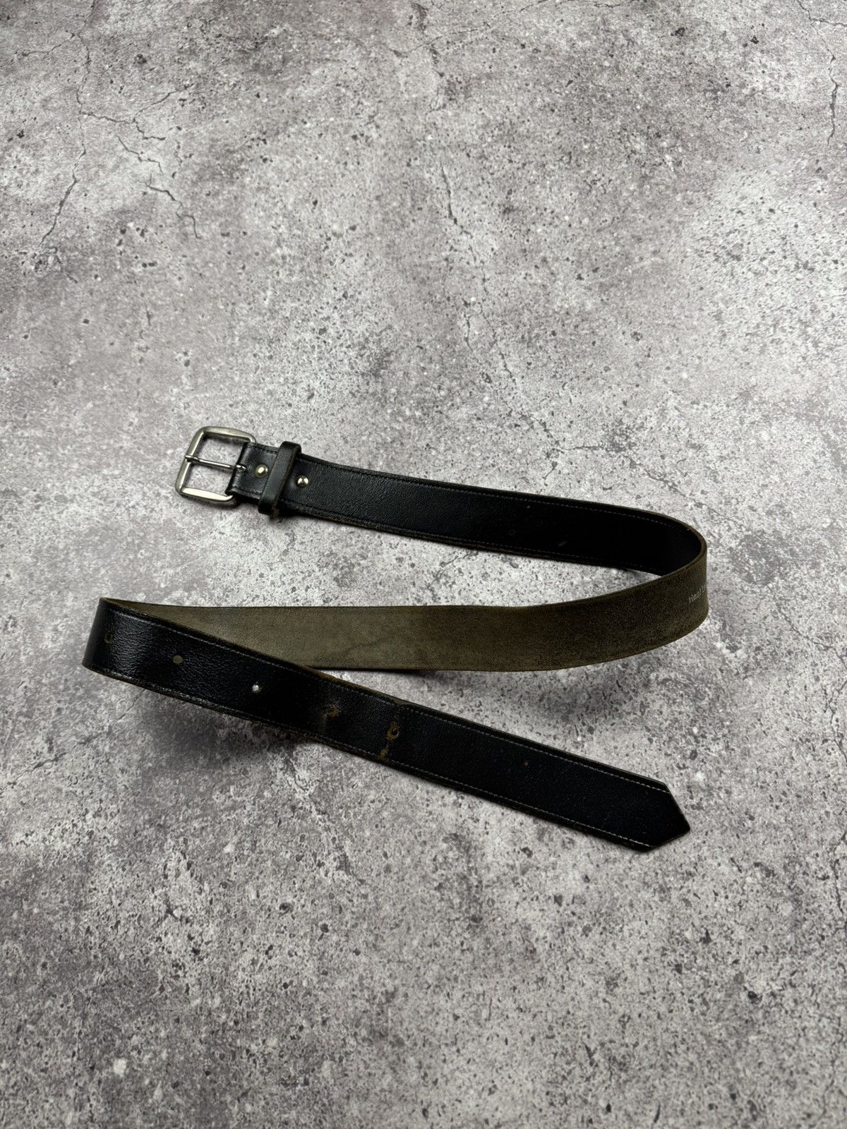 Japanese Brand 00’s NUMBER NINE STYLE WESTERN LEATHER RARE Y2K BELT VINTAGE Size ONE SIZE - 4 Thumbnail