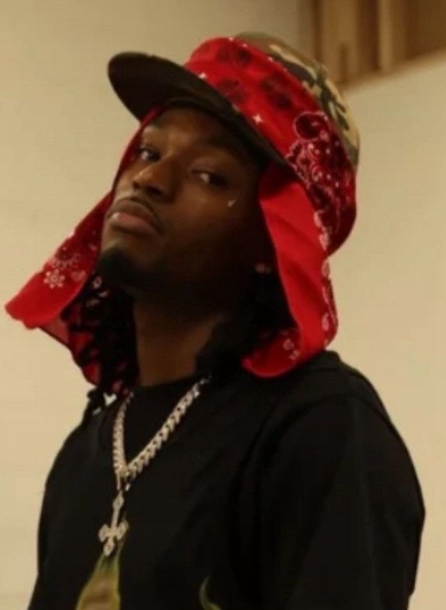 Playboi Carti Opm Babi Junkhead camo hat size 7 3/4 Size ONE SIZE - 3 Thumbnail