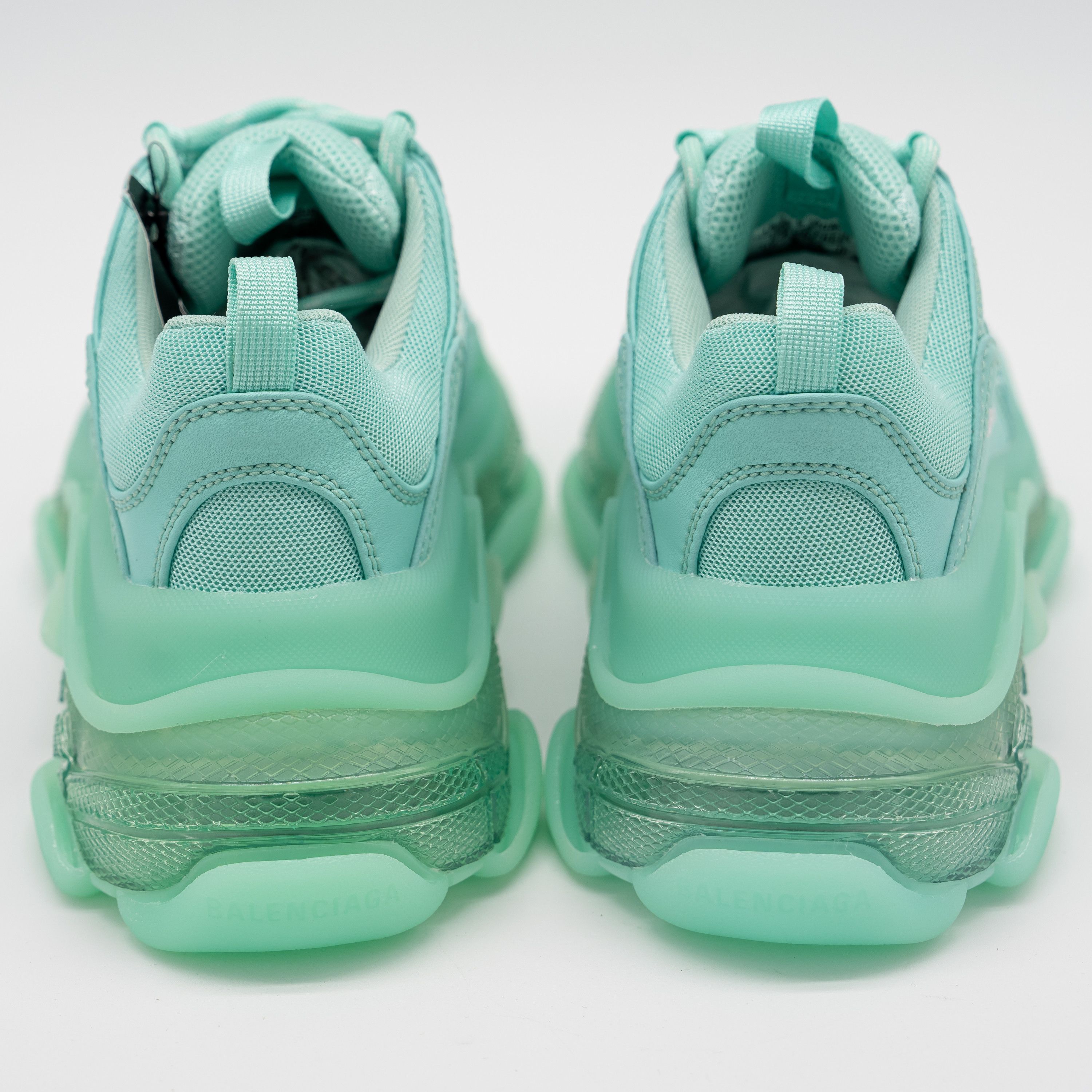 Balenciaga 38 EU / 8 US Balenciaga Triple S Sneakers Mint Green Size US 8 / IT 38 - 5 Thumbnail