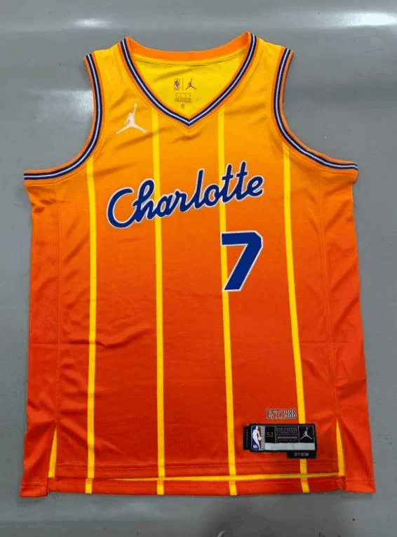 NBA 2026 Charlotte Hornets 7 Kon Knueppel Jersey Size US XL / EU 56 / 4 - 2 Thumbnail