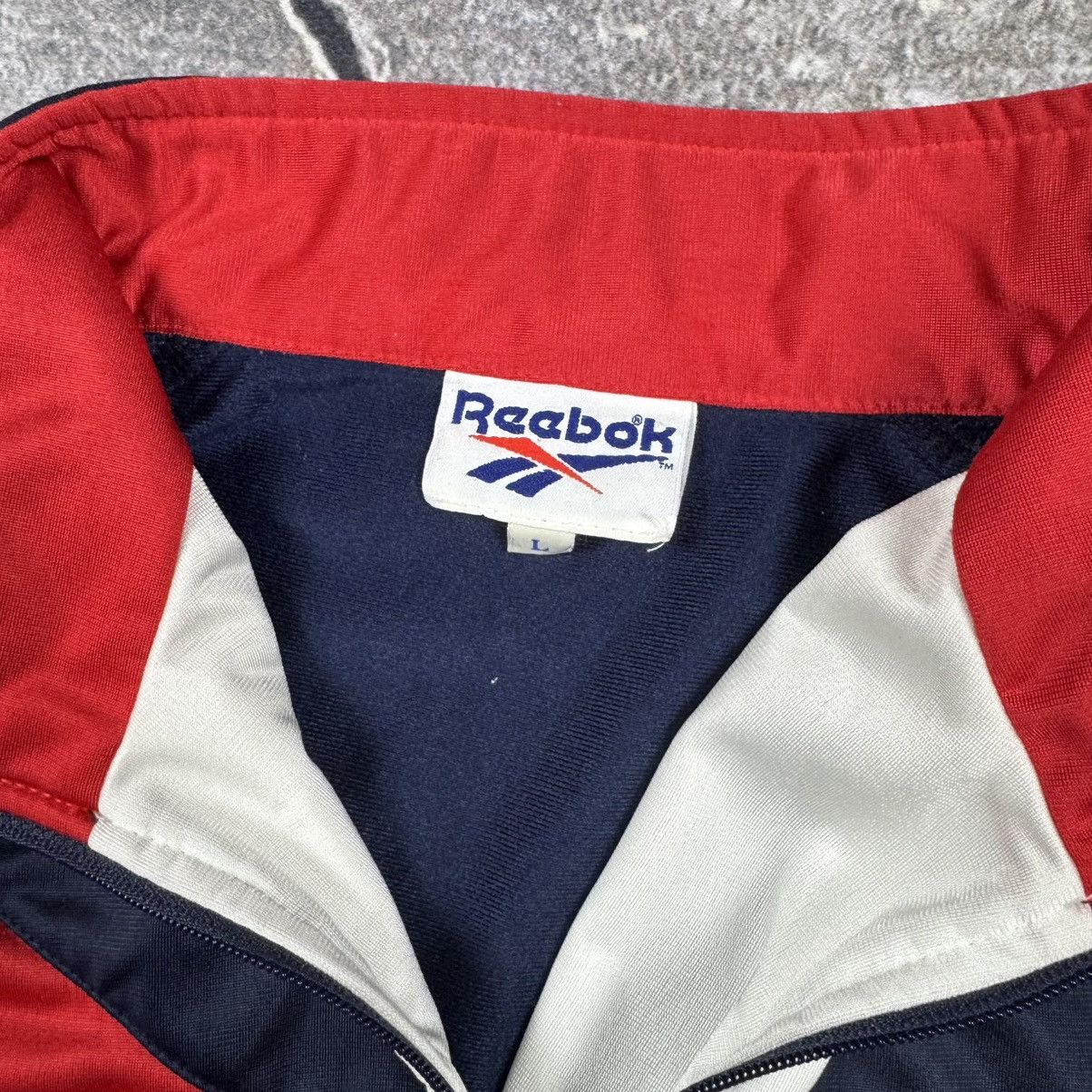 Reebok Vintage Reebok Track Jacket - Navy / Red / White - Size L Size US L / EU 52-54 / 3 - 6 Thumbnail