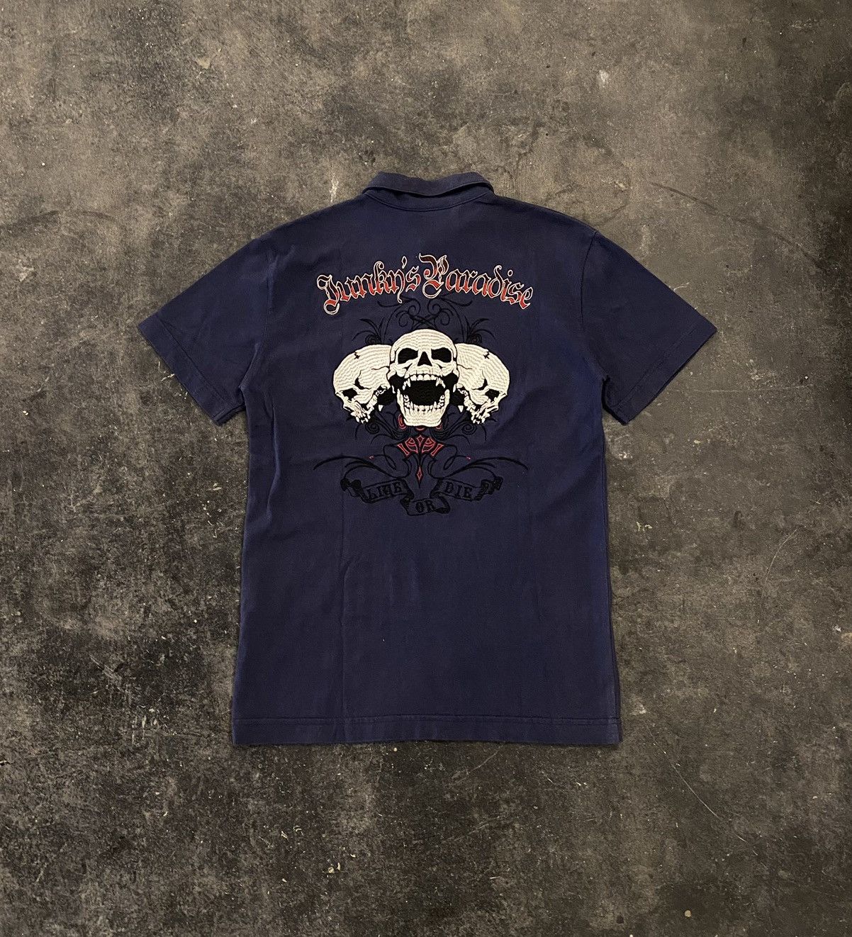 Hysteric Glamour Y2k Junky’s Paradise skulls punks polo shirt Size US S / EU 44-46 / 1 - 1 Thumbnail