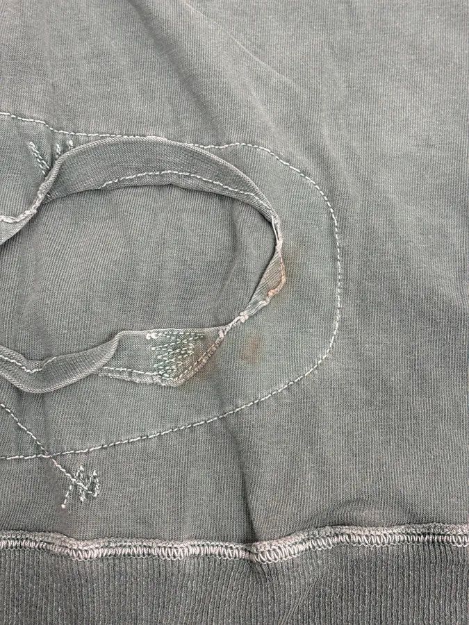 Andrew Mackenzie 2000s Andrew Mackenzie Khaki Reworked Sweater Size US S / EU 44-46 / 1 - 7 Thumbnail