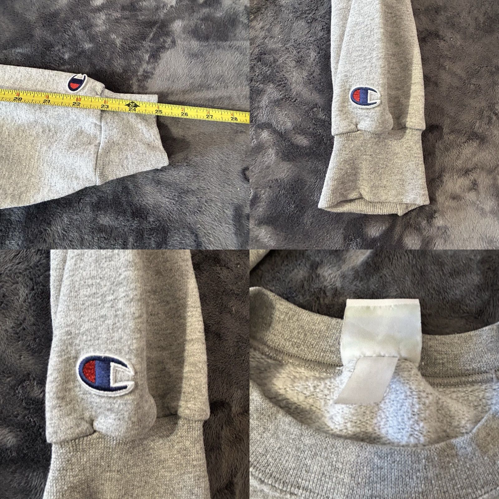Champion VINTAGE Champion Sweatshirt Men Medium Heather Gray Logo Pullover Crew Neck Y2K Harvard University Eco Fleece Size US M / EU 48-50 / 2 - 10 Thumbnail