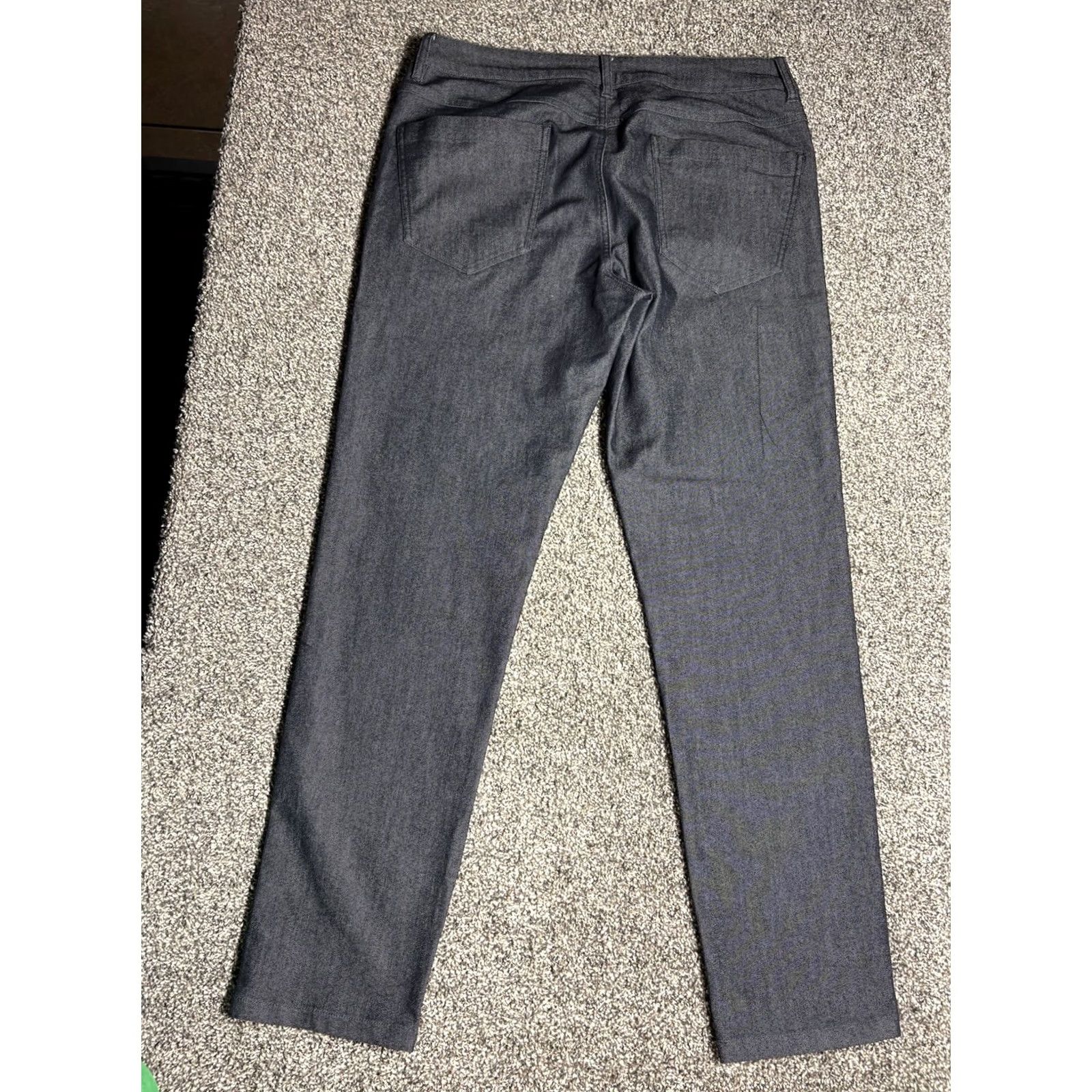 Vintage BYLT Pants Mens 33 Gray Everyday Pant Stretch Chino Premium Basics Slim Front Zip Pockets Size US 33 - 7 Thumbnail