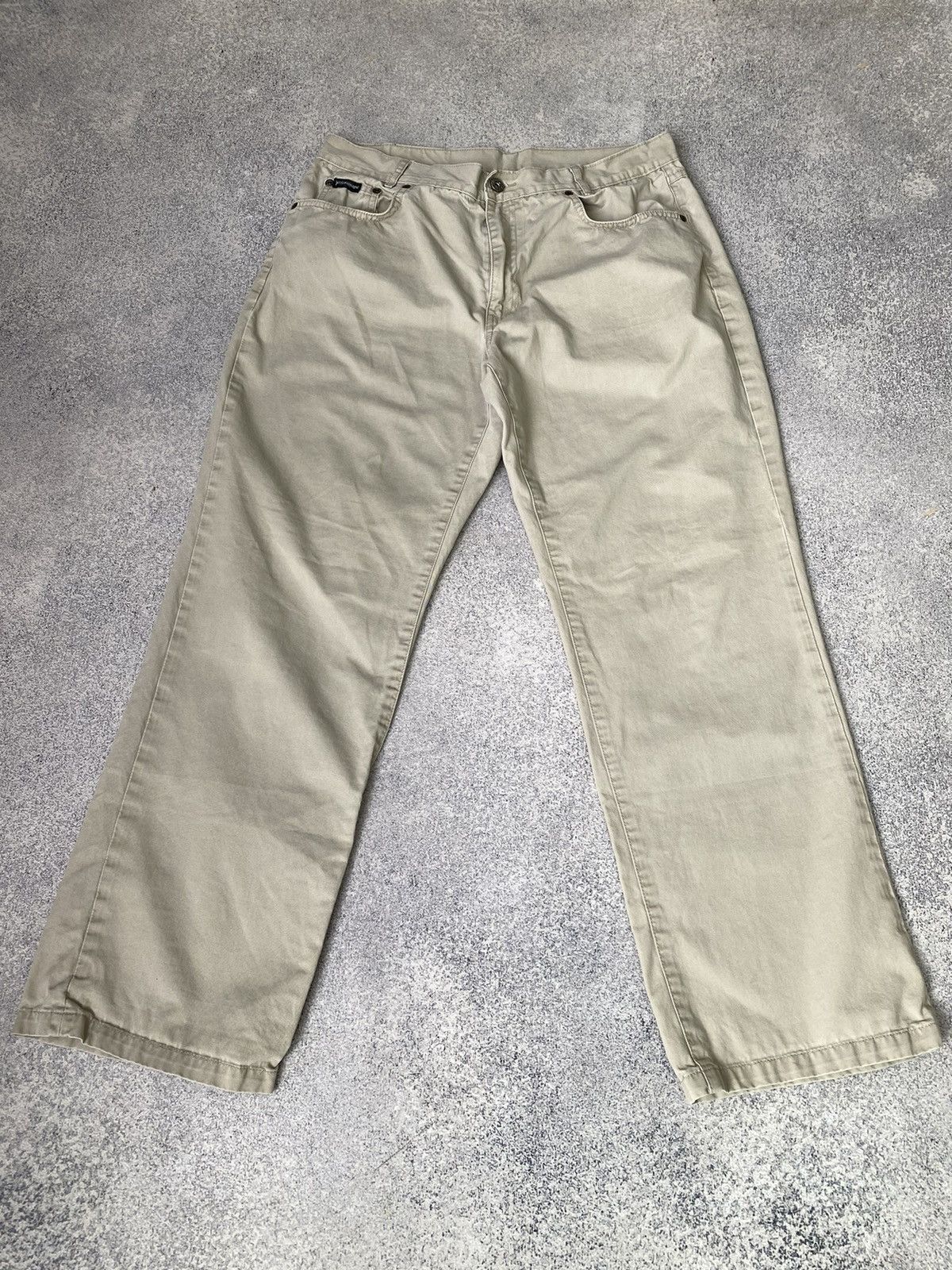 Designer × Vintage × Yves Saint Laurent Vintage Yves Saint Laurent Pants Trousers Embroidered Logo Size US 32 / EU 48 - 4 Thumbnail