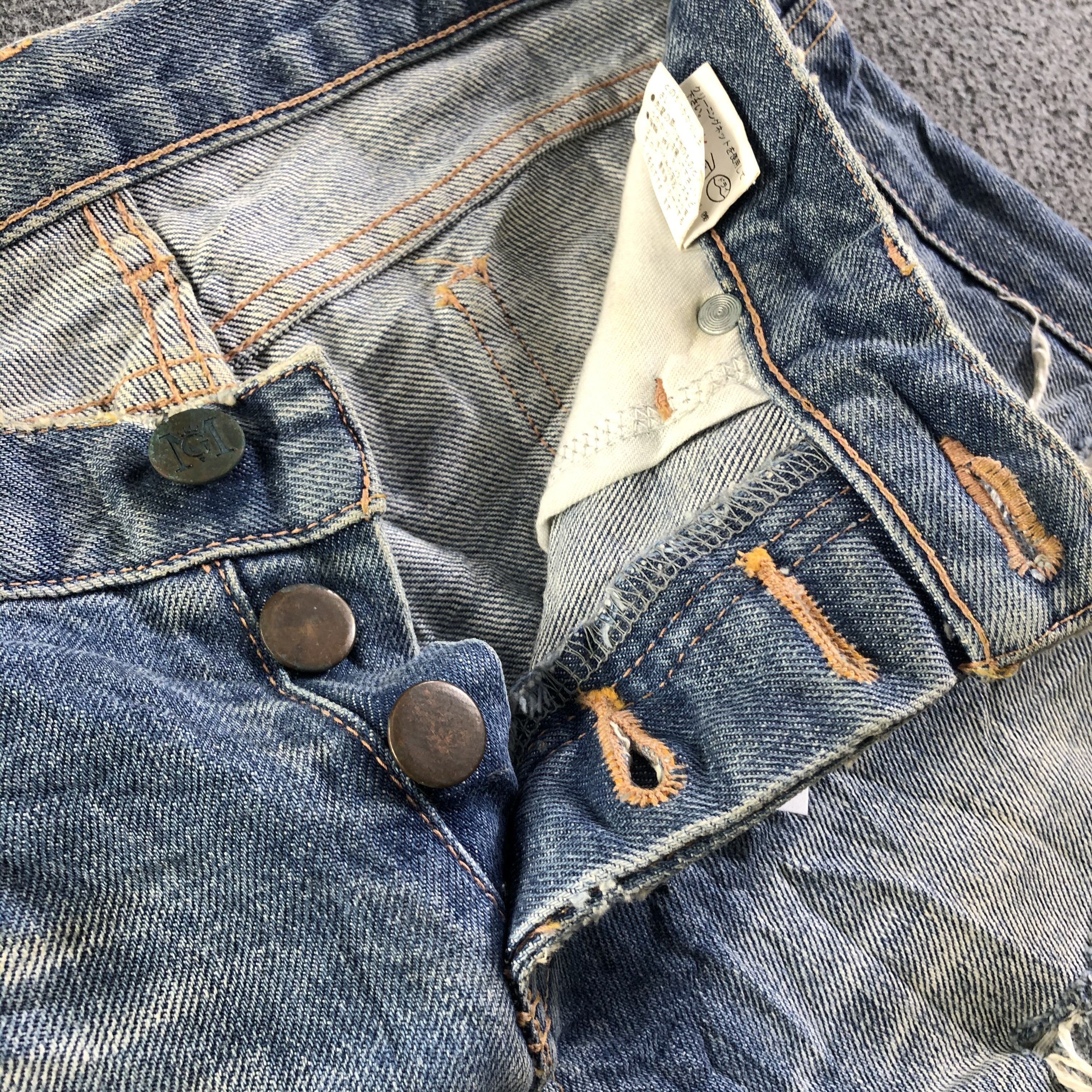 Japanese Brand Vintage Distressed Material Girl Jeans-J4529 Size 30" / US 8 / IT 44 - 8 Thumbnail