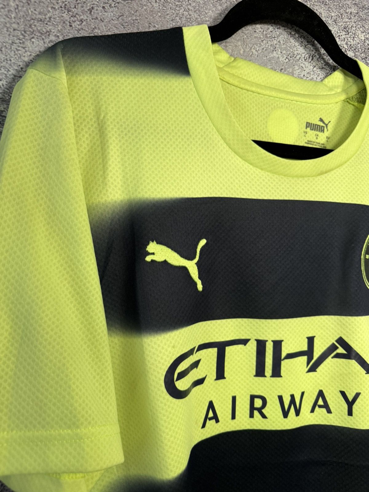 Puma × Vintage Vintage Manchester City 2022/23 Puma Jersey blokcore Size US L / EU 52-54 / 3 - 6 Thumbnail