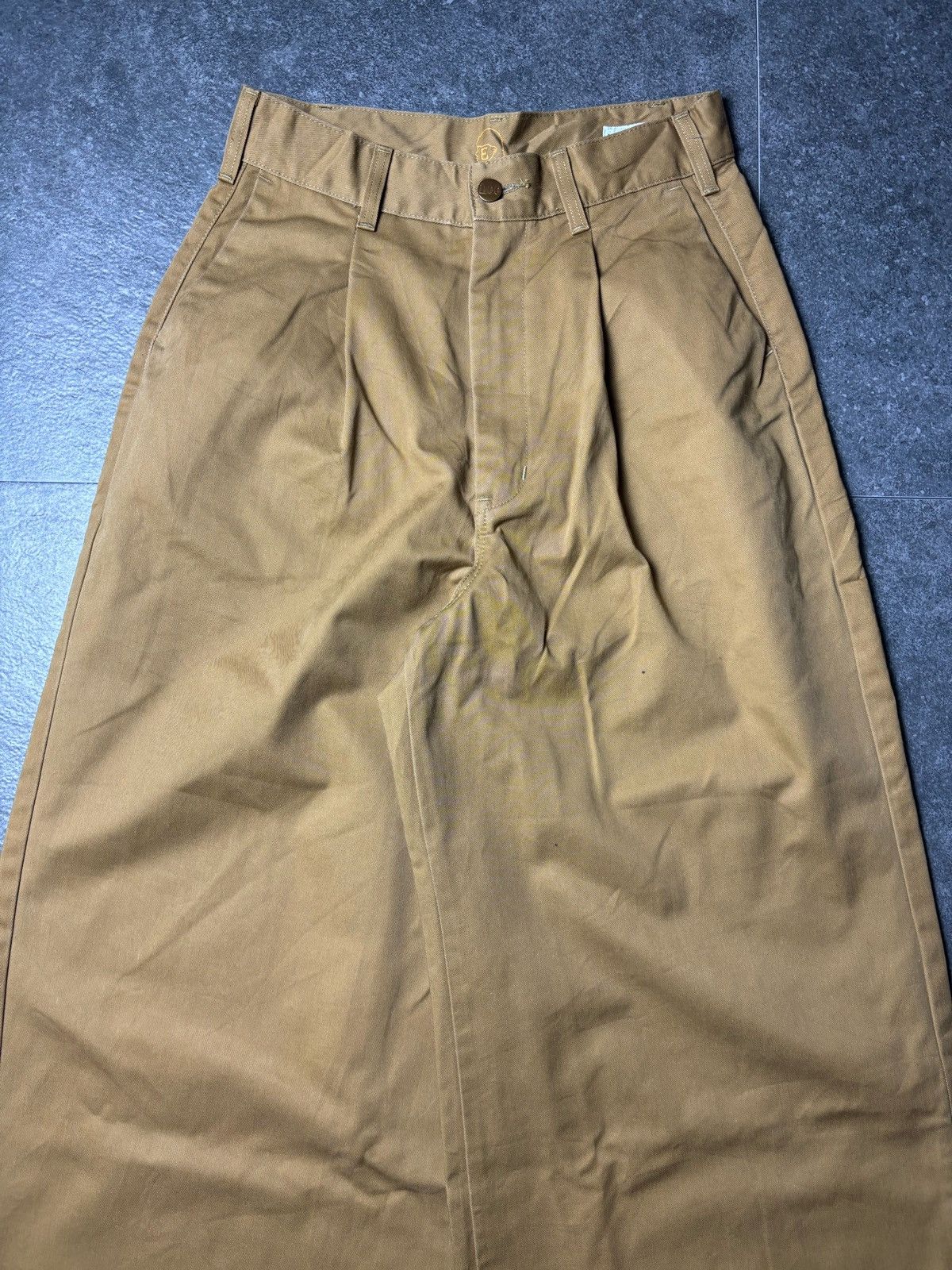 Japanese Brand E Hyphen World Gallery x Lee Super Wide Pants Size US 27 - 3 Thumbnail