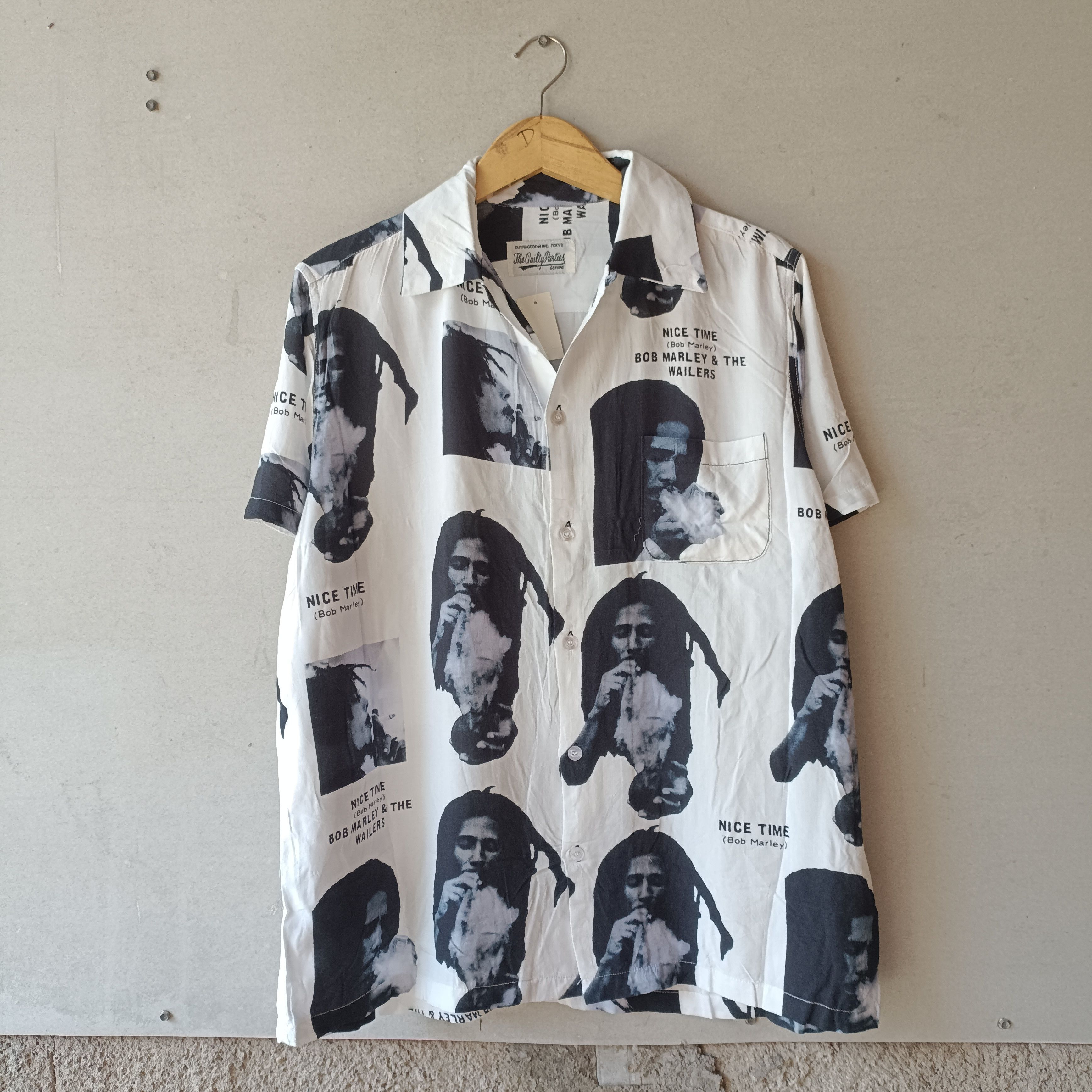 Wacko Maria SE "Bob Marley - Nice Time" Open Collar Shirt