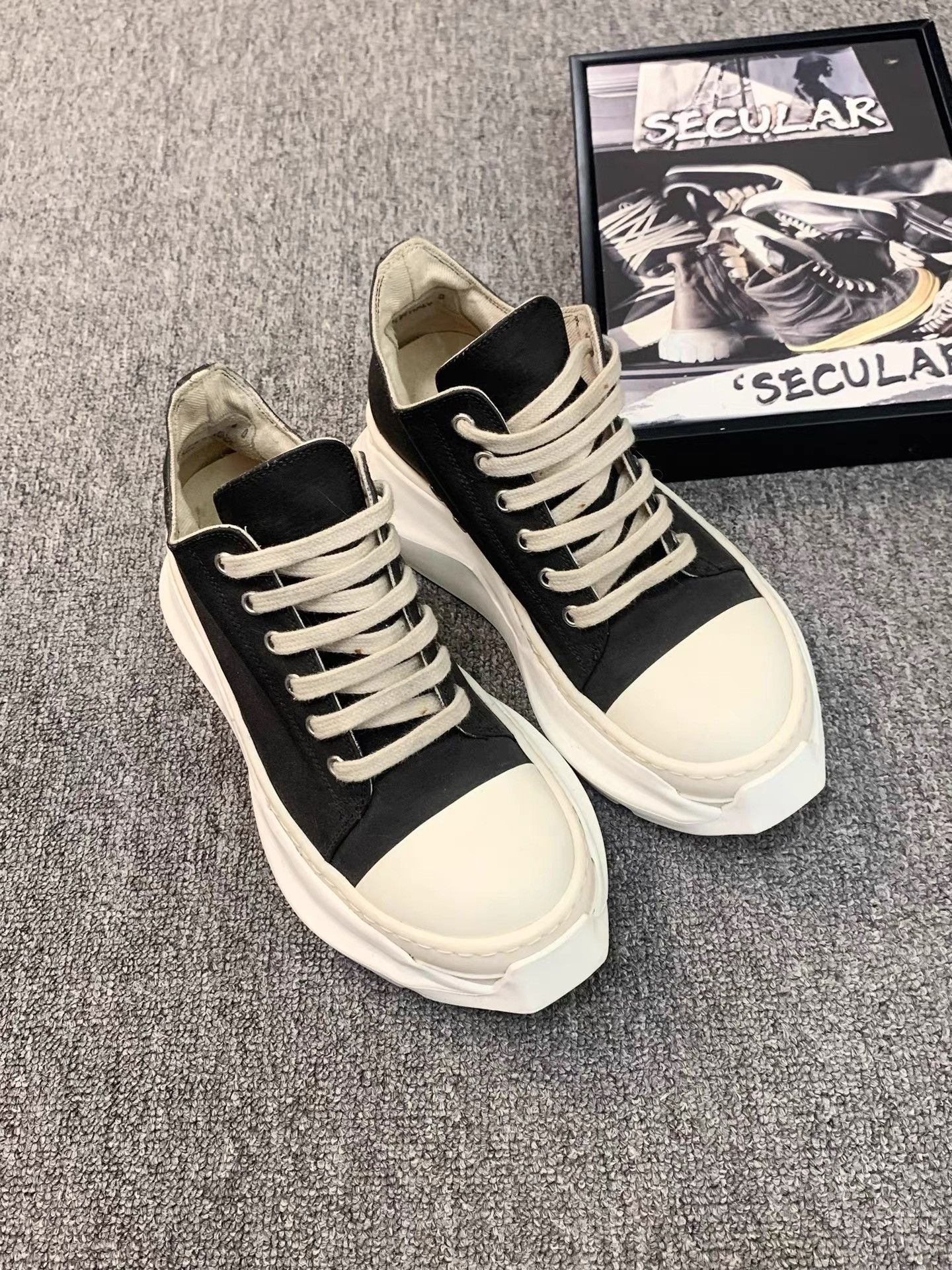 Rick Owens Rick Owens 24SS Tank Sole Low Converse Sneakers K34 Size US 6 / IT 36 - 1 Thumbnail