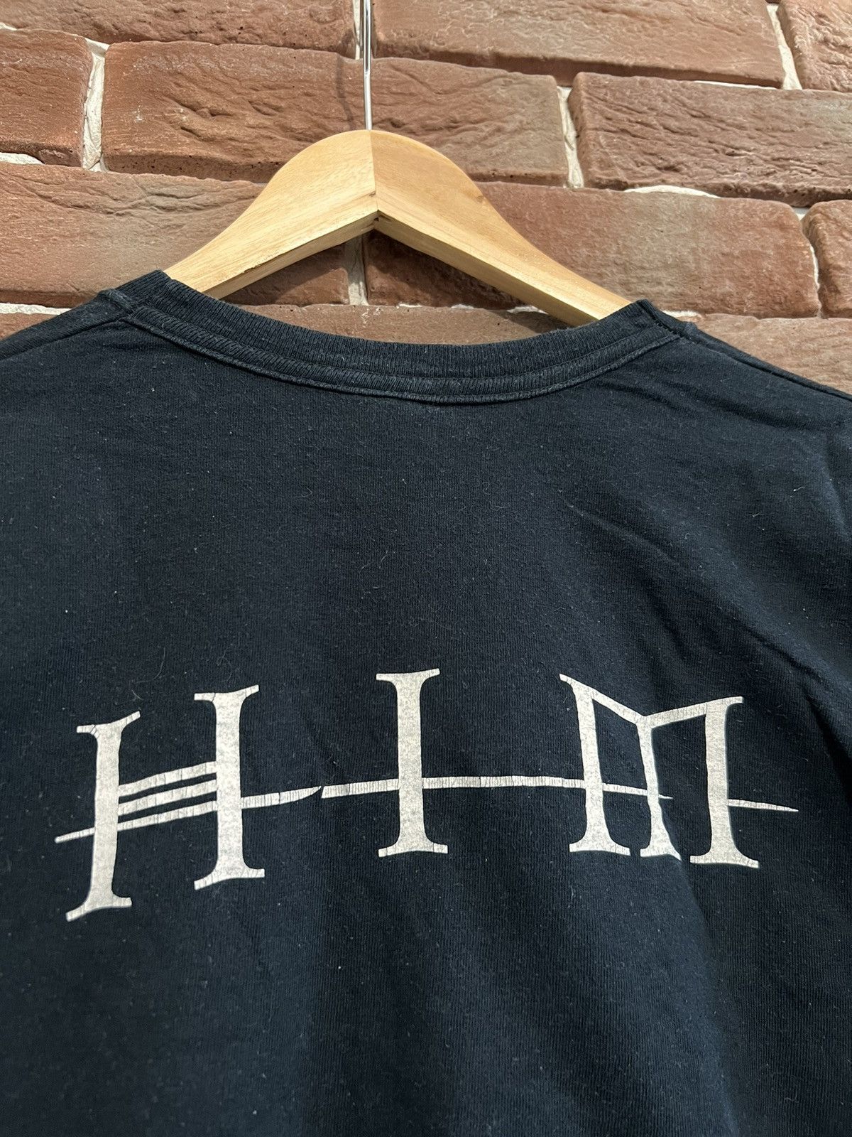 Band Tees Rare Vintage 00s HIM Rock Pop Band Tshirt Y2K Large Suede Size US M / EU 48-50 / 2 - 6 Thumbnail
