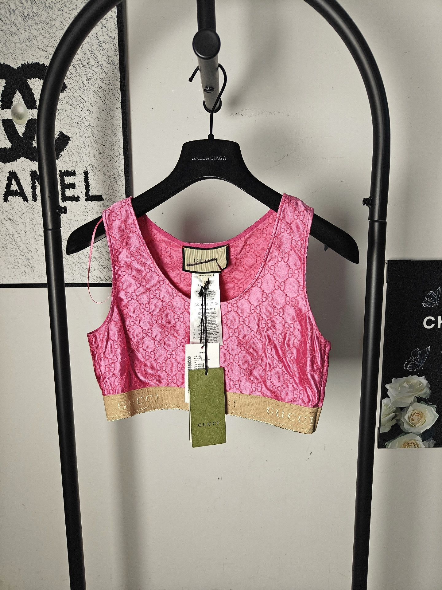 Gucci Gucci White Tank Top L Women Size L / US 10 / IT 46 - 1 Thumbnail