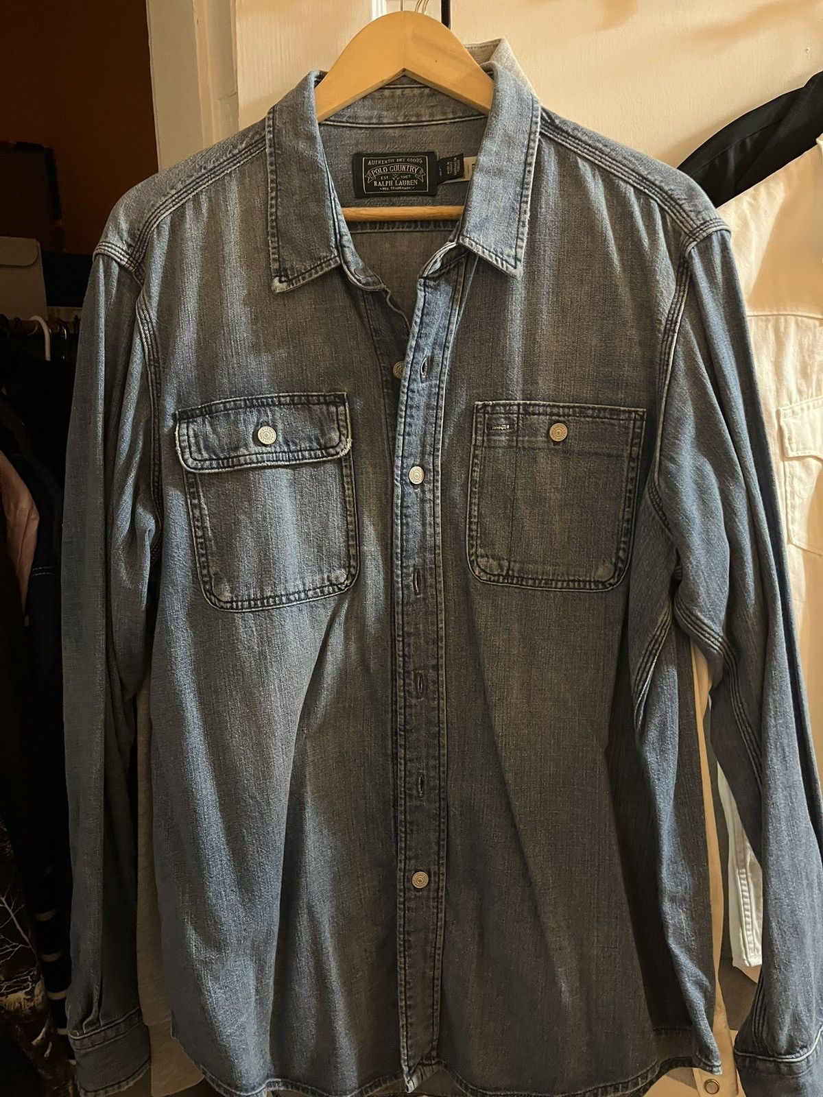 Polo Ralph Lauren Denim Shirt Size US L / EU 52-54 / 3 - 1 Thumbnail