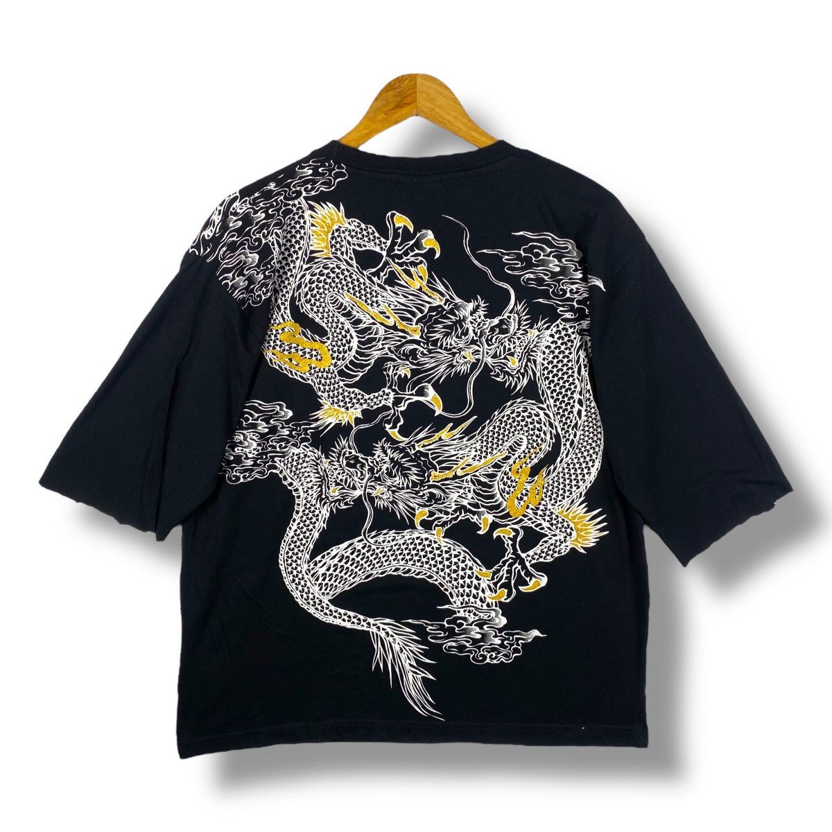 Japanese Brand Japanese Brand BULLET NOISE Sukajan Dragons Graphic Tee Size US XL / EU 56 / 4 - 1 Thumbnail