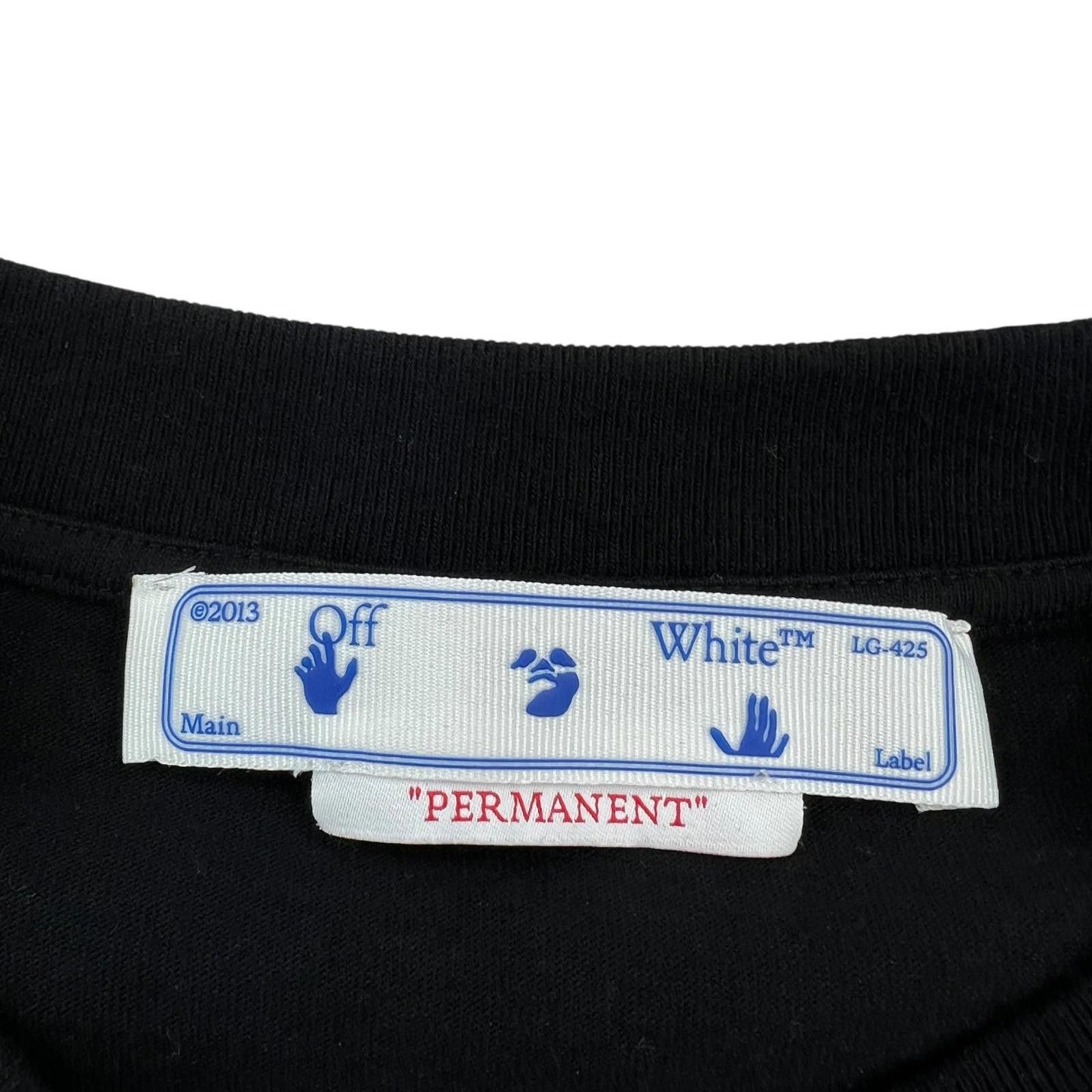 Off-White Off-White Rubber Diagonal T-Shirt Black Size US XXL / EU 58 / 5 - 4 Thumbnail