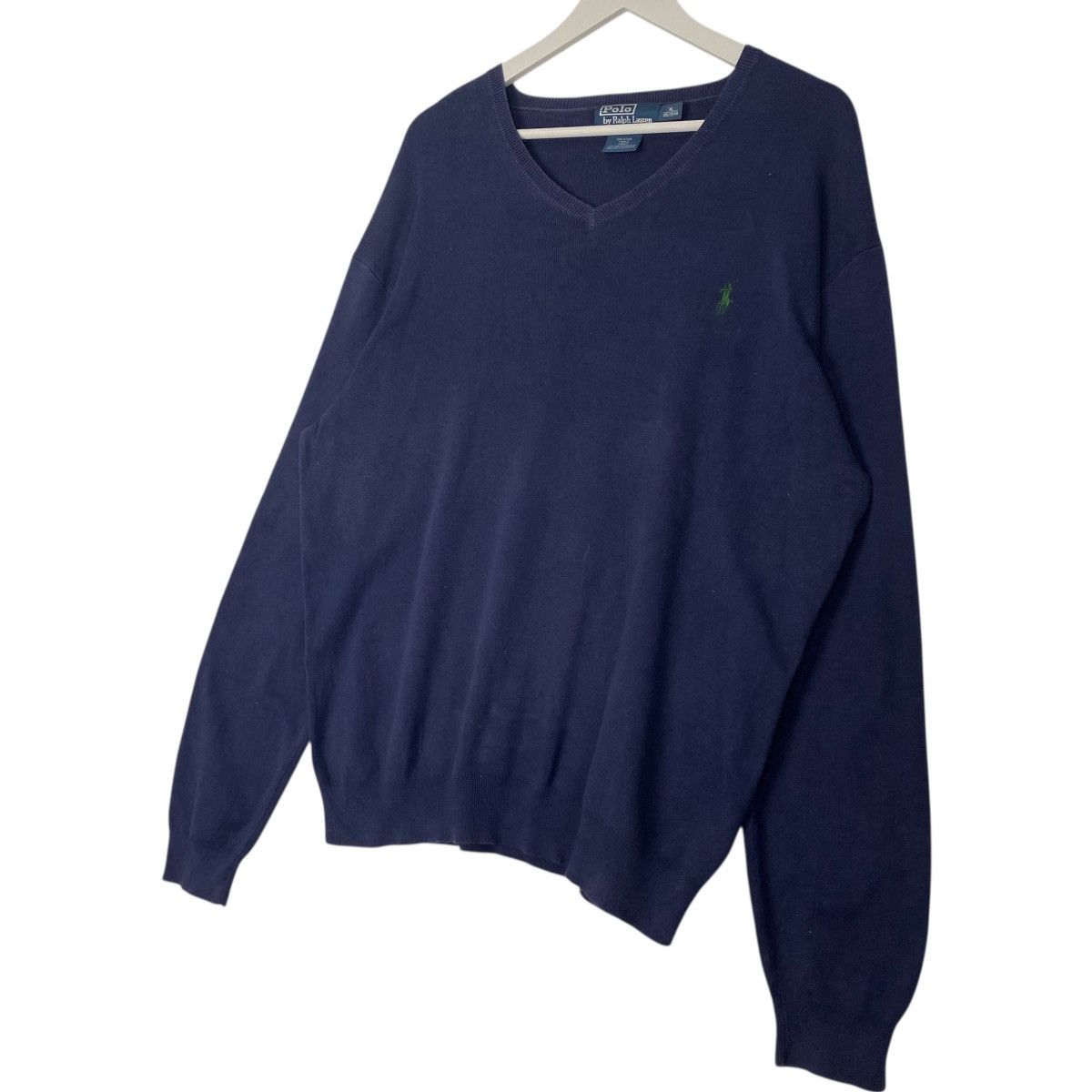 Vintage Vintage Polo Ralph Lauren Small Pony Sweatshirt NavyBlue Size US XL / EU 56 / 4 - 2 Thumbnail