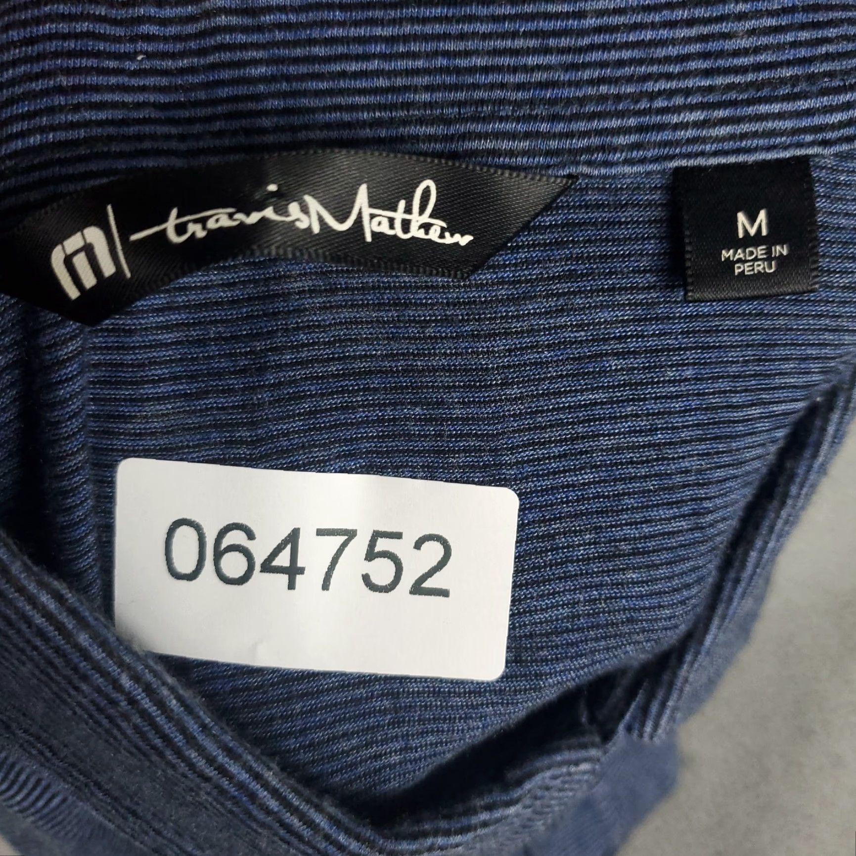TravisMathew Travis Mathew Polo Shirt Mens Size Medium Blue Golf World Tour Short Sleeve Size US M / EU 48-50 / 2 - 7 Thumbnail