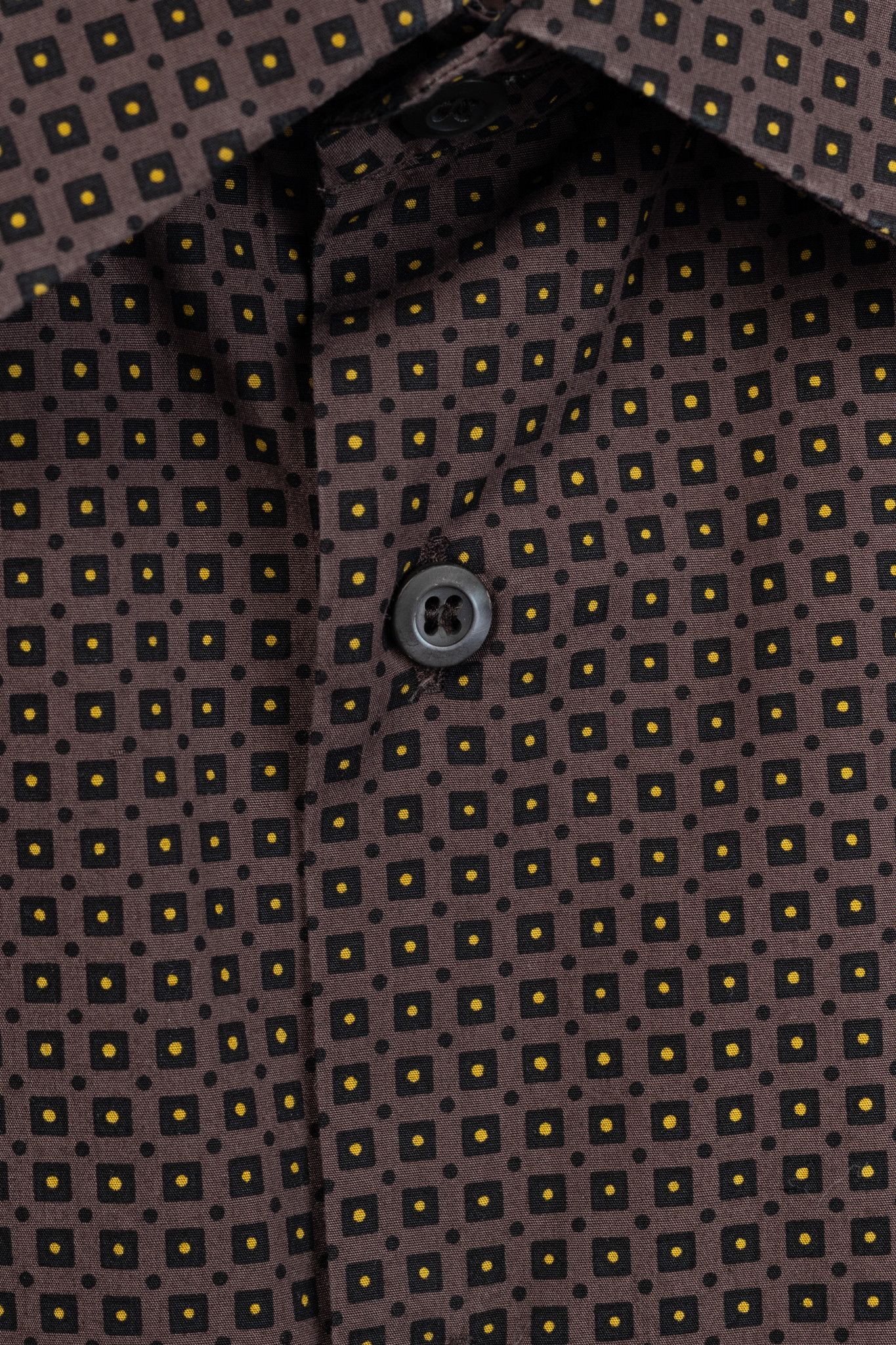 Prada Prada Dotted-Square-Print Cotton-Poplin Buttoned Shirt Size US XL / EU 56 / 4 - 8 Thumbnail