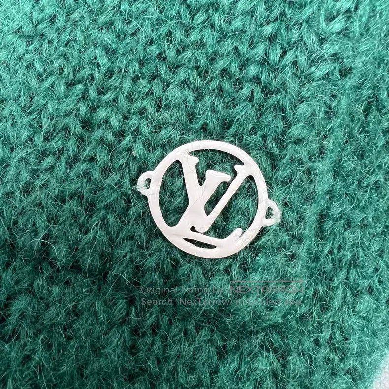 Louis Vuitton Louis Vuitton Mohair green monogrammed sweater Size US XS / EU 42 / 0 - 4 Thumbnail